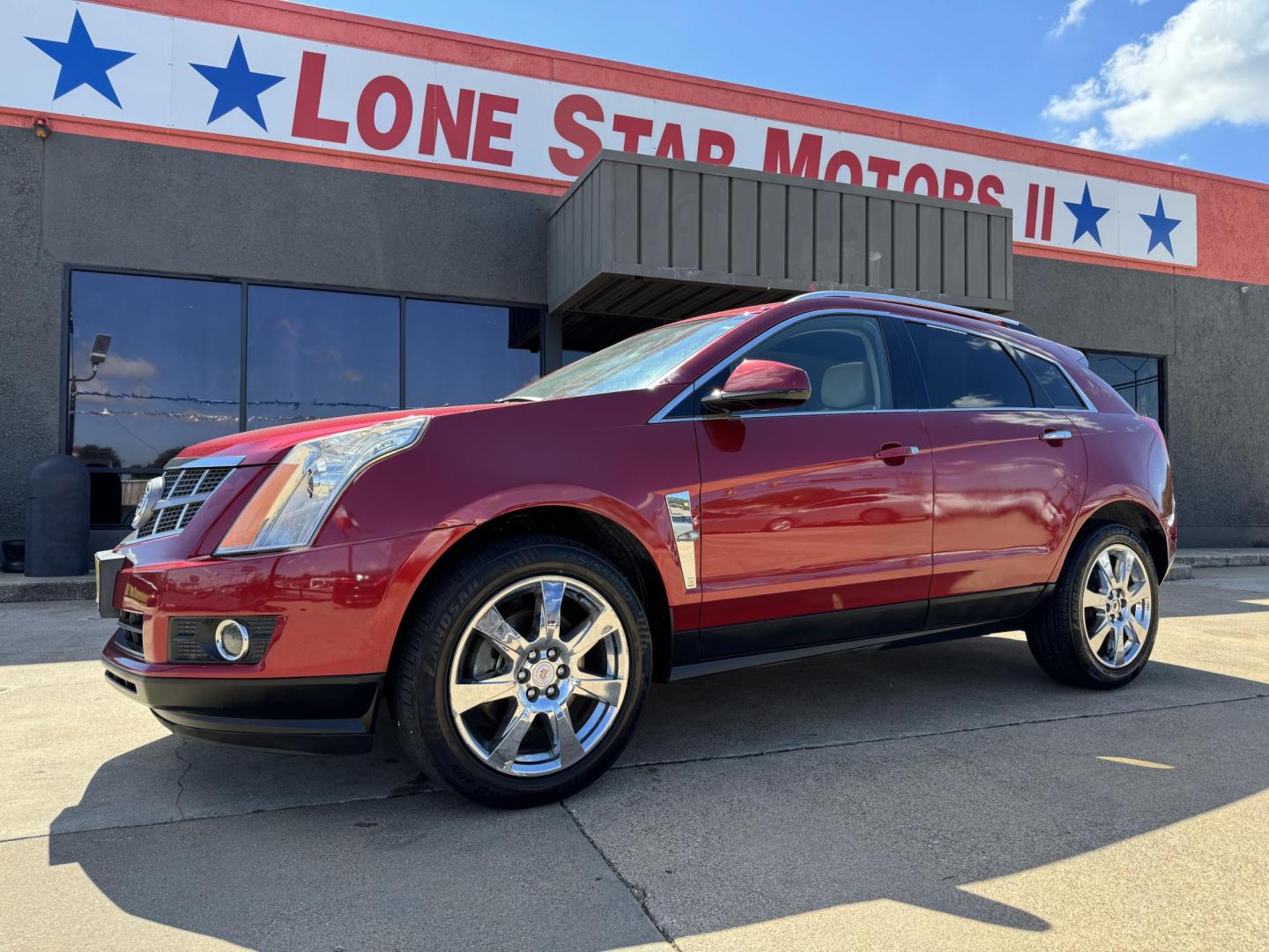 2011 RED /Beige CADILLAC SRX PERFORMANCE Performance Collection 4dr SUV (3GYFNBEY6BS) with an 3.0L V6 engine, Automatic 6-Speed transmission, located at 5900 E. Lancaster Ave., Fort Worth, TX, 76112, (817) 457-5456, 0.000000, 0.000000 - This is a 2011 Cadillac SRX that is in excellent condition. There are no dents or scratches. The interior is clean with no rips or tears or stains. All power windows, door locks and seats. Ice cold AC for those hot Texas summer days. It is equipped with a CD player, AM/FM radio, AUX port, Bluetooth - Photo#1