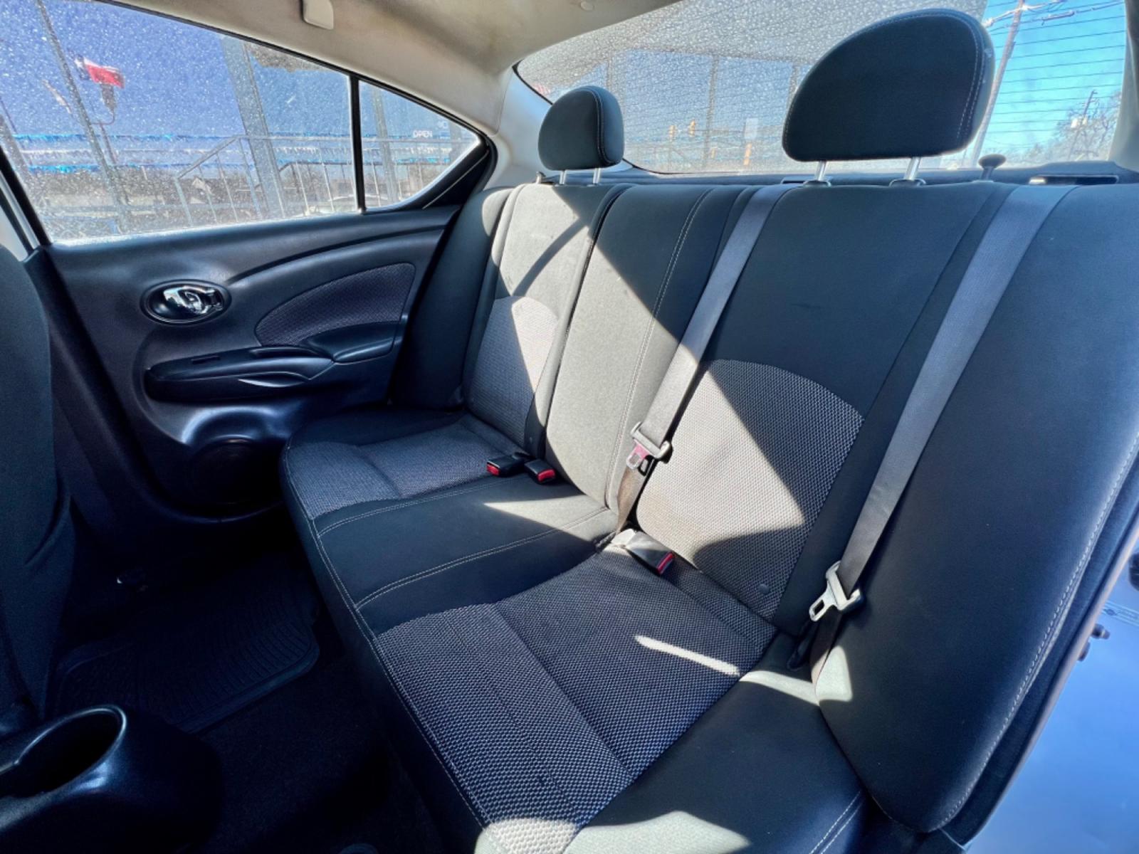 2019 SILVER /Gray NISSAN VERSA S 4dr Sedan (3N1CN7AP5KL) with an 1.6L I4 engine, Automatic 5-Speed transmission, located at 5900 E. Lancaster Ave., Fort Worth, TX, 76112, (817) 457-5456, 0.000000, 0.000000 - This is a 2019 NISSAN VERSA 4 DOOR SEDAN that is in excellent condition. There are no dents or scratches. The interior is clean with no rips or tears or stains. All power windows, door locks and seats. Ice cold AC for those hot Texas summer days. It is equipped with a CD player, AM/FM radio, AUX por - Photo #11