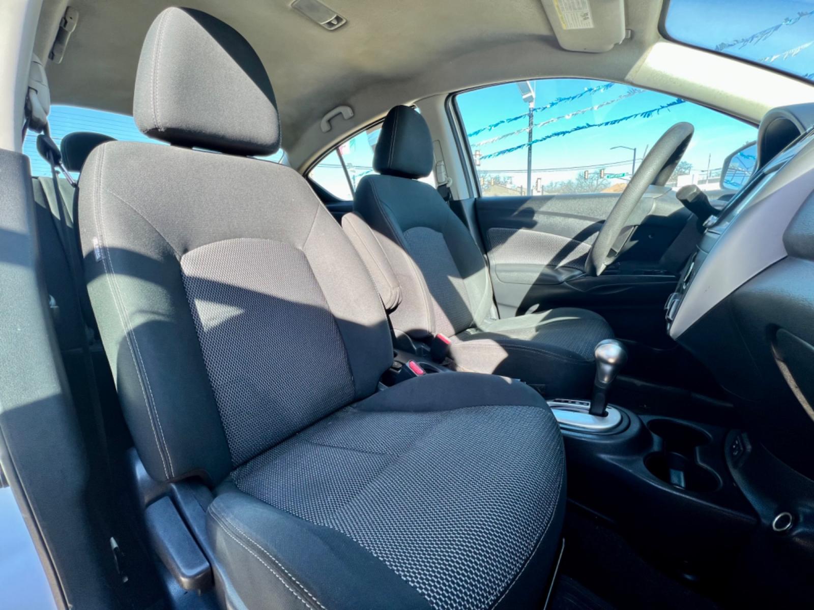 2019 SILVER /Gray NISSAN VERSA S 4dr Sedan (3N1CN7AP5KL) with an 1.6L I4 engine, Automatic 5-Speed transmission, located at 5900 E. Lancaster Ave., Fort Worth, TX, 76112, (817) 457-5456, 0.000000, 0.000000 - This is a 2019 NISSAN VERSA 4 DOOR SEDAN that is in excellent condition. There are no dents or scratches. The interior is clean with no rips or tears or stains. All power windows, door locks and seats. Ice cold AC for those hot Texas summer days. It is equipped with a CD player, AM/FM radio, AUX por - Photo #15