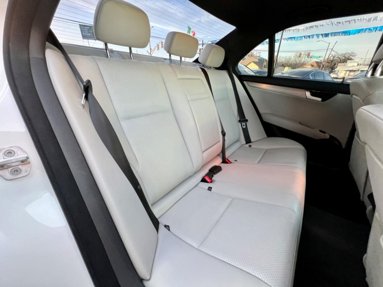 2014 WHITE MERCEDES-BENZ C-CLASS (WDDGF4HB5EA) , located at 5900 E. Lancaster Ave., Fort Worth, TX, 76112, (817) 457-5456, 0.000000, 0.000000 - Photo #13