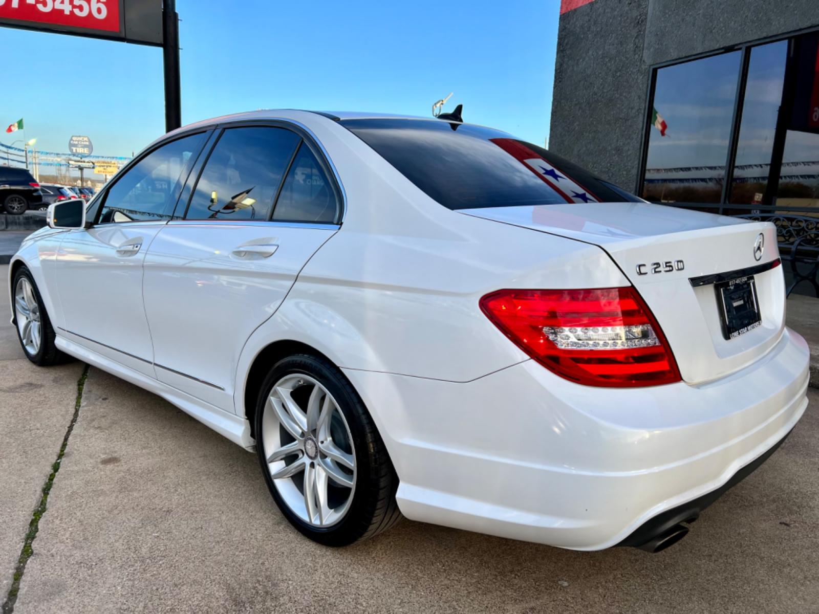 2014 WHITE MERCEDES-BENZ C-CLASS (WDDGF4HB5EA) , located at 5900 E. Lancaster Ave., Fort Worth, TX, 76112, (817) 457-5456, 0.000000, 0.000000 - Photo #3
