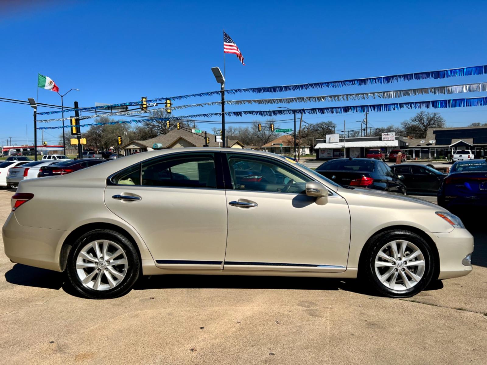 2011 GOLD LEXUS ES 350 (JTHBK1EG9B2) , located at 5900 E. Lancaster Ave., Fort Worth, TX, 76112, (817) 457-5456, 0.000000, 0.000000 - This is a 1 OWNER, 2011 LEXUS ES 350 4 DOOR SEDAN that is in excellent condition. There are no dents or scratches. The interior is clean with no rips or tears or stains. All power windows, door locks and seats. Ice cold AC for those hot Texas summer days. It is equipped with a CD player, AM/FM radio - Photo #6