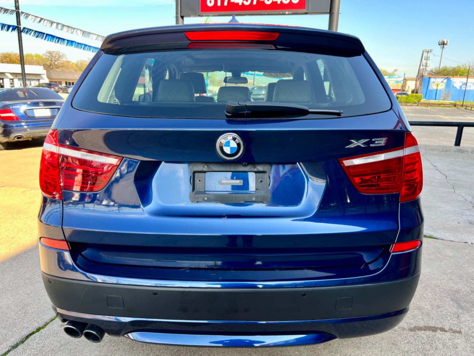 2013 BLUE BMW X3 (5UXWX9C53DL) , located at 5900 E. Lancaster Ave., Fort Worth, TX, 76112, (817) 457-5456, 0.000000, 0.000000 - Photo #5