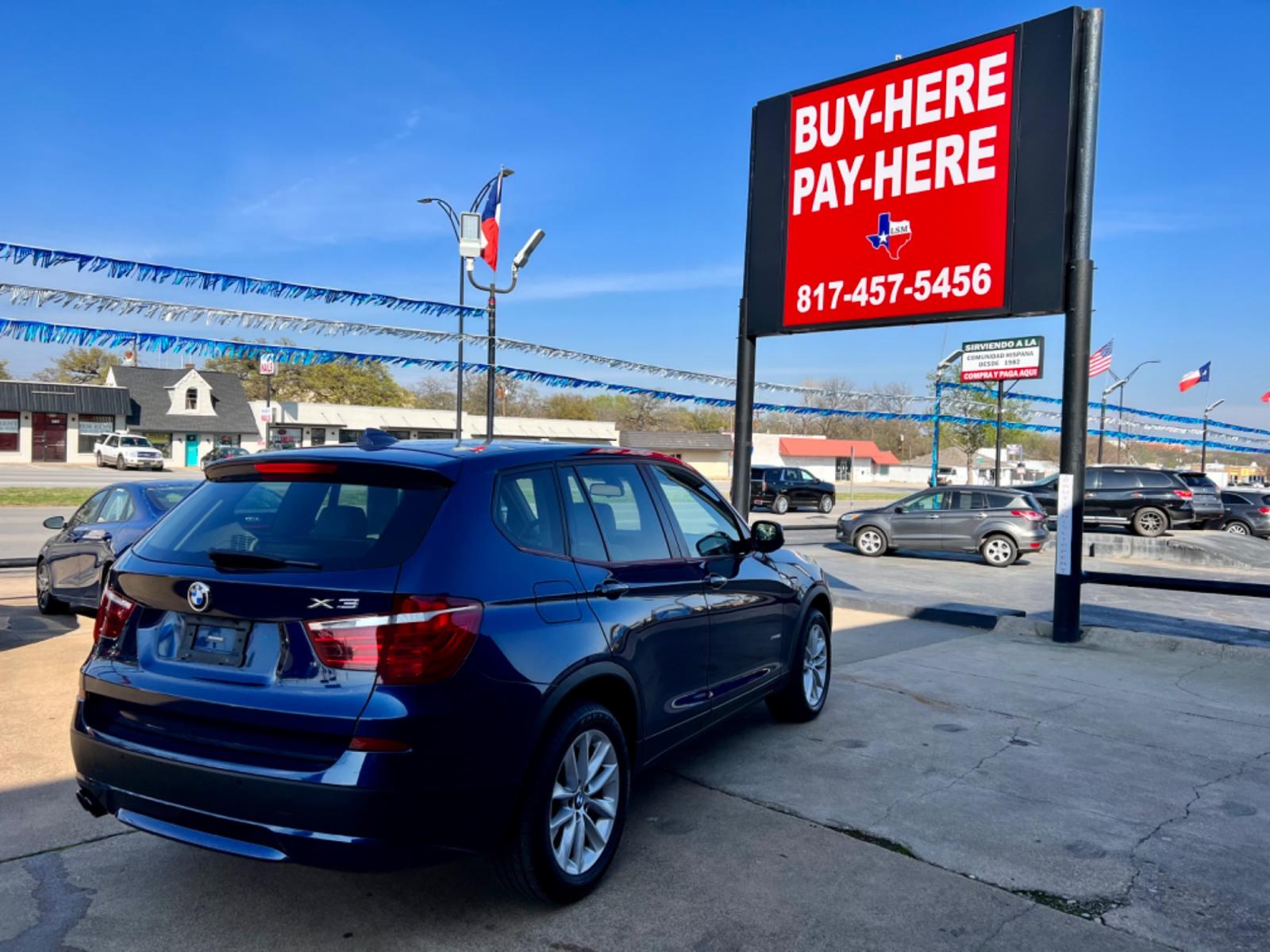 2013 BLUE BMW X3 (5UXWX9C53DL) , located at 5900 E. Lancaster Ave., Fort Worth, TX, 76112, (817) 457-5456, 0.000000, 0.000000 - Photo #6