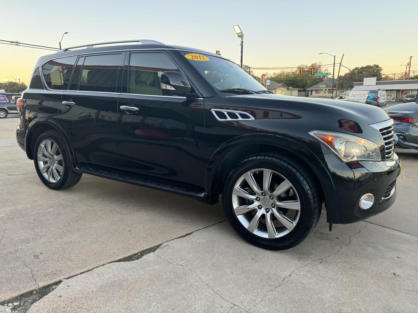 2011 BLACK INFINITI QX56 (JN8AZ2NFXB9) , located at 5900 E. Lancaster Ave., Fort Worth, TX, 76112, (817) 457-5456, 0.000000, 0.000000 - Photo#4