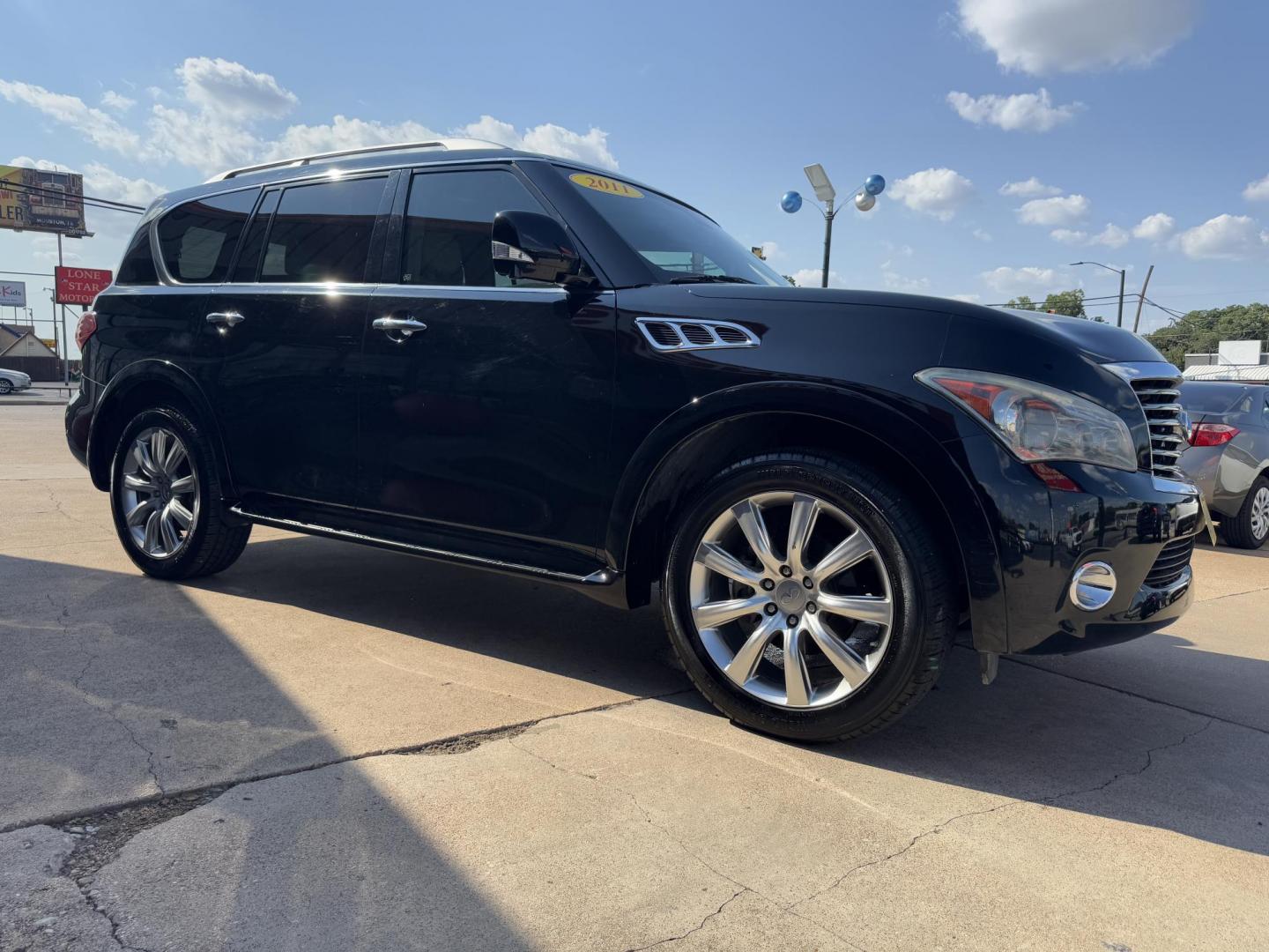 2011 BLACK INFINITI QX56 (JN8AZ2NFXB9) , located at 5900 E. Lancaster Ave., Fort Worth, TX, 76112, (817) 457-5456, 0.000000, 0.000000 - Photo#2
