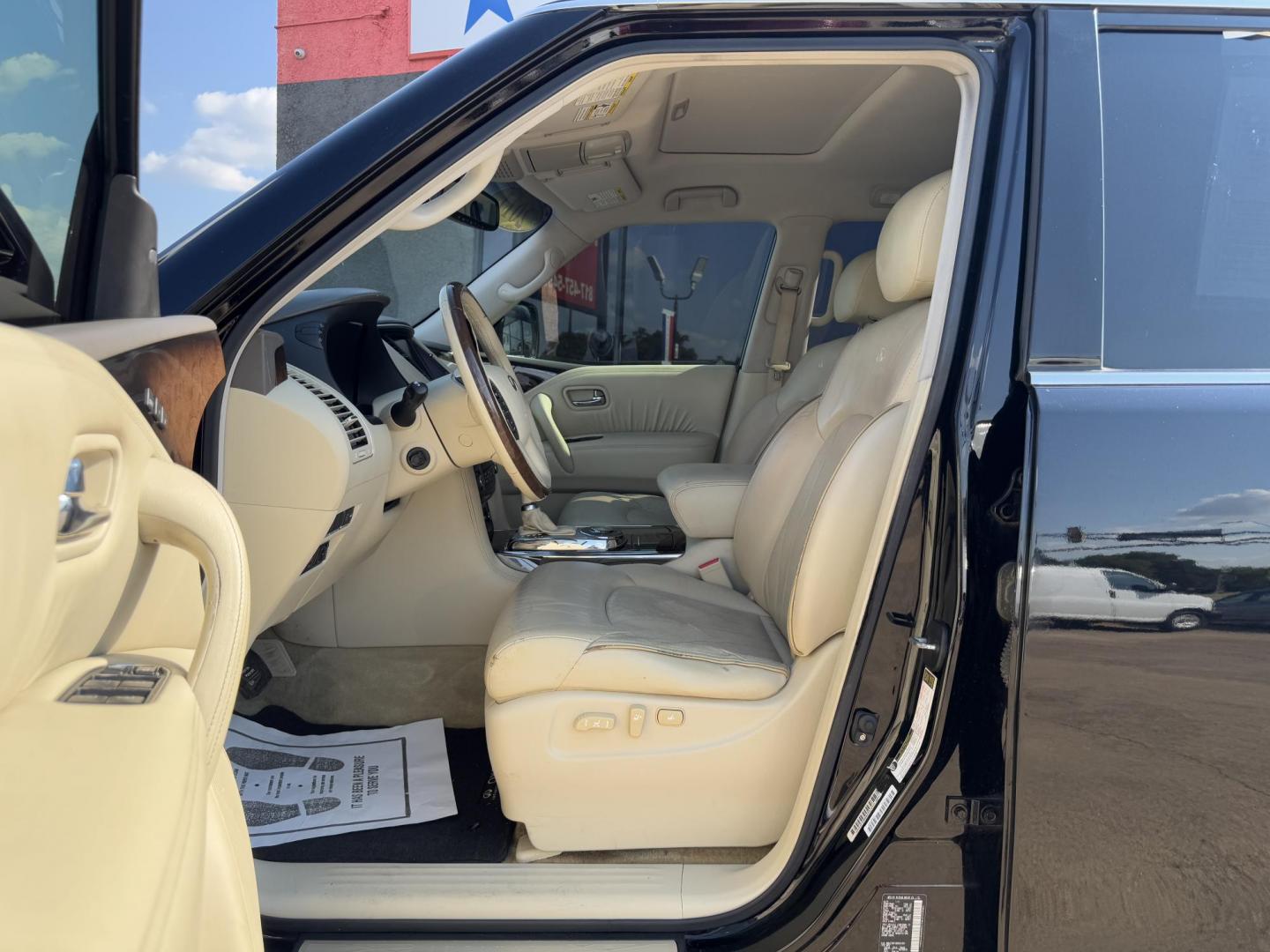 2011 BLACK INFINITI QX56 (JN8AZ2NFXB9) , located at 5900 E. Lancaster Ave., Fort Worth, TX, 76112, (817) 457-5456, 0.000000, 0.000000 - Photo#9