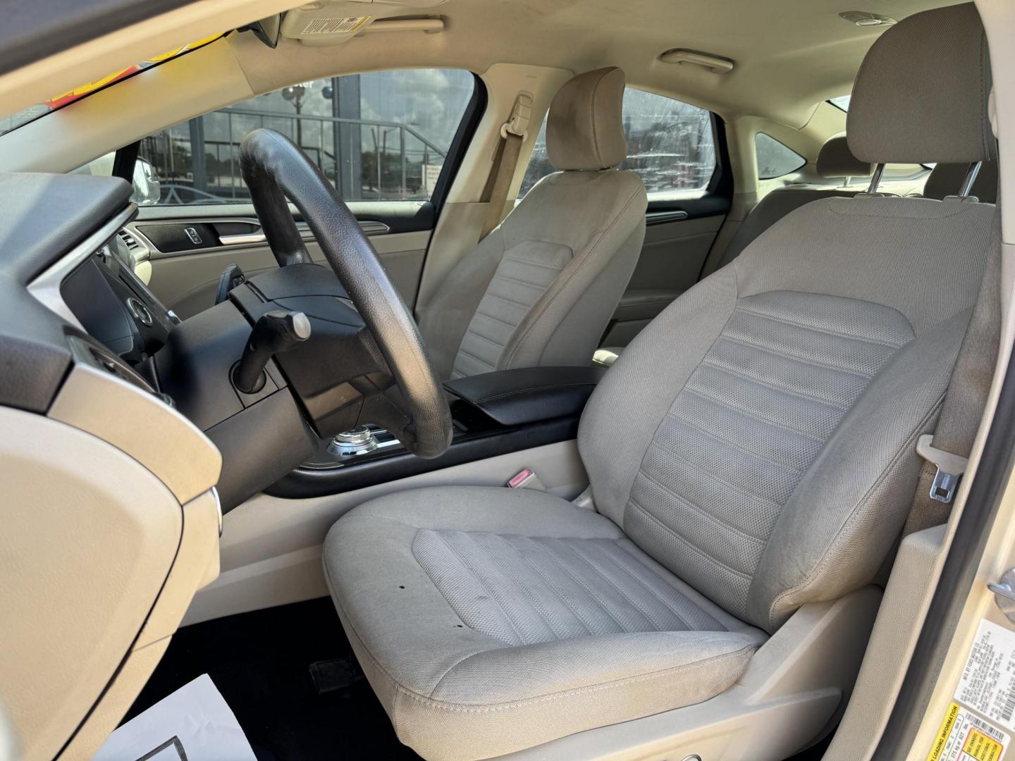 2017 GOLD FORD FUSION (3FA6P0H72HR) , located at 5900 E. Lancaster Ave., Fort Worth, TX, 76112, (817) 457-5456, 0.000000, 0.000000 - 2017 Ford Fusion – 4-Door Sedan | Cash Only Looking for a budget-friendly ride that gets you where you need to go? Check out this 2017 Ford Fusion available now for $4,995 cash only at Lone Star Motors II! ? Cold A/C ? Push to Start ? Backup Camera ? Smooth Drive ? Spacious Interior T - Photo#9