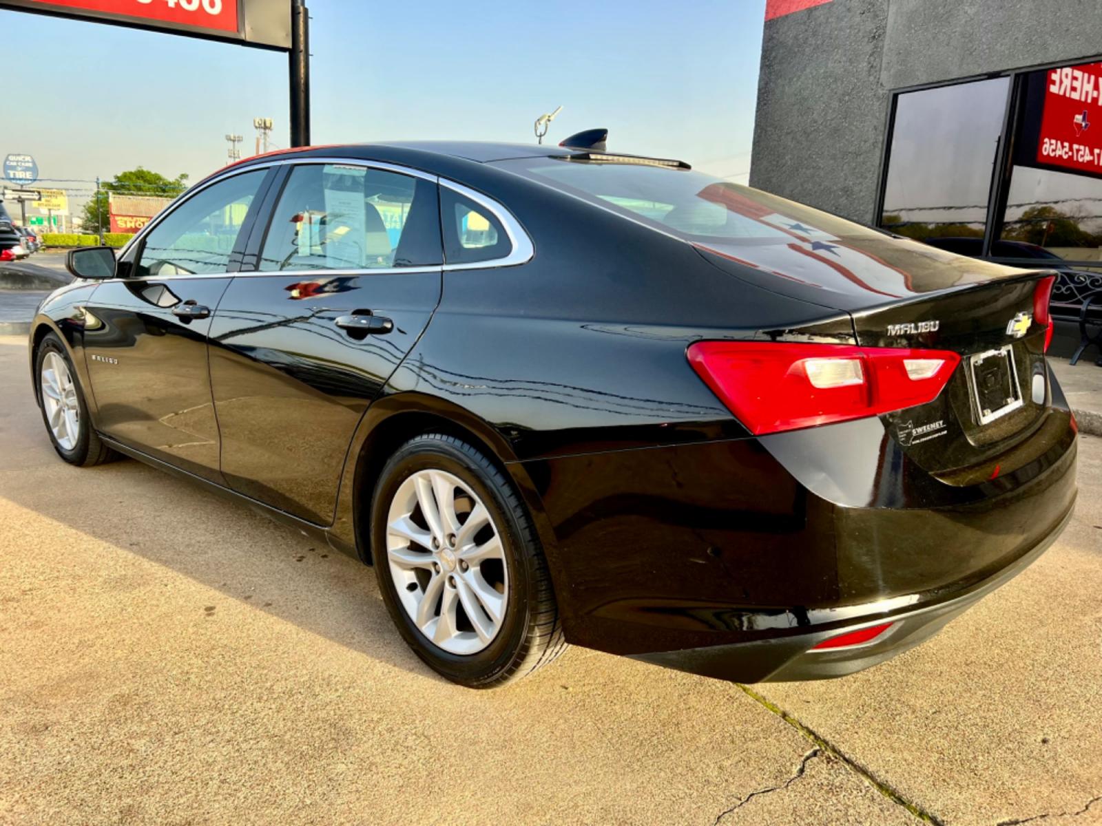 2017 BLACK CHEVROLET MALIBU (1G1ZE5ST8HF) , located at 5900 E. Lancaster Ave., Fort Worth, TX, 76112, (817) 457-5456, 0.000000, 0.000000 - Photo #3