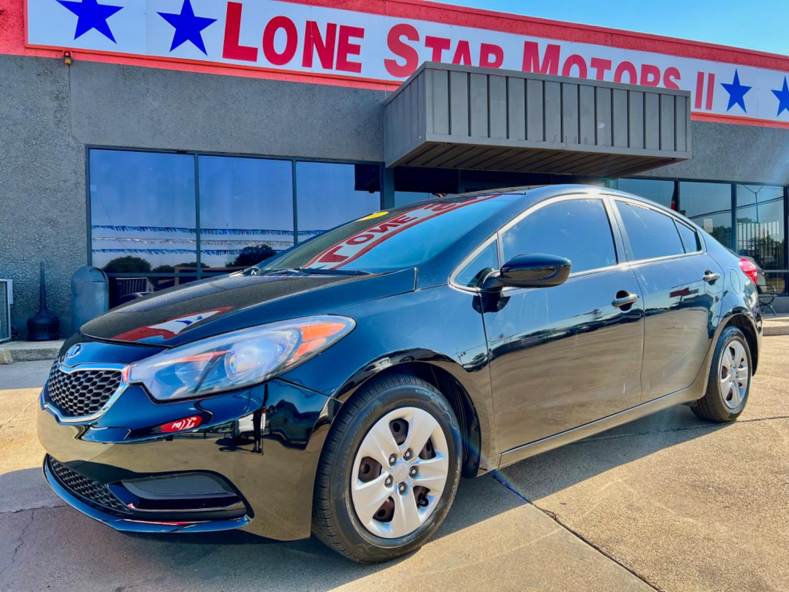 2016 BLACK KIA FORTE (KNAFK4A61G5) , located at 5900 E. Lancaster Ave., Fort Worth, TX, 76112, (817) 457-5456, 0.000000, 0.000000 - This is a 2016 KIA FORTE 4 DOOR SEDAN that is in excellent condition. There are no dents or scratches. The interior is clean with no rips or tears or stains. All power windows, door locks and seats. Ice cold AC for those hot Texas summer days. It is equipped with a CD player, AM/FM radio, AUX port, - Photo #1