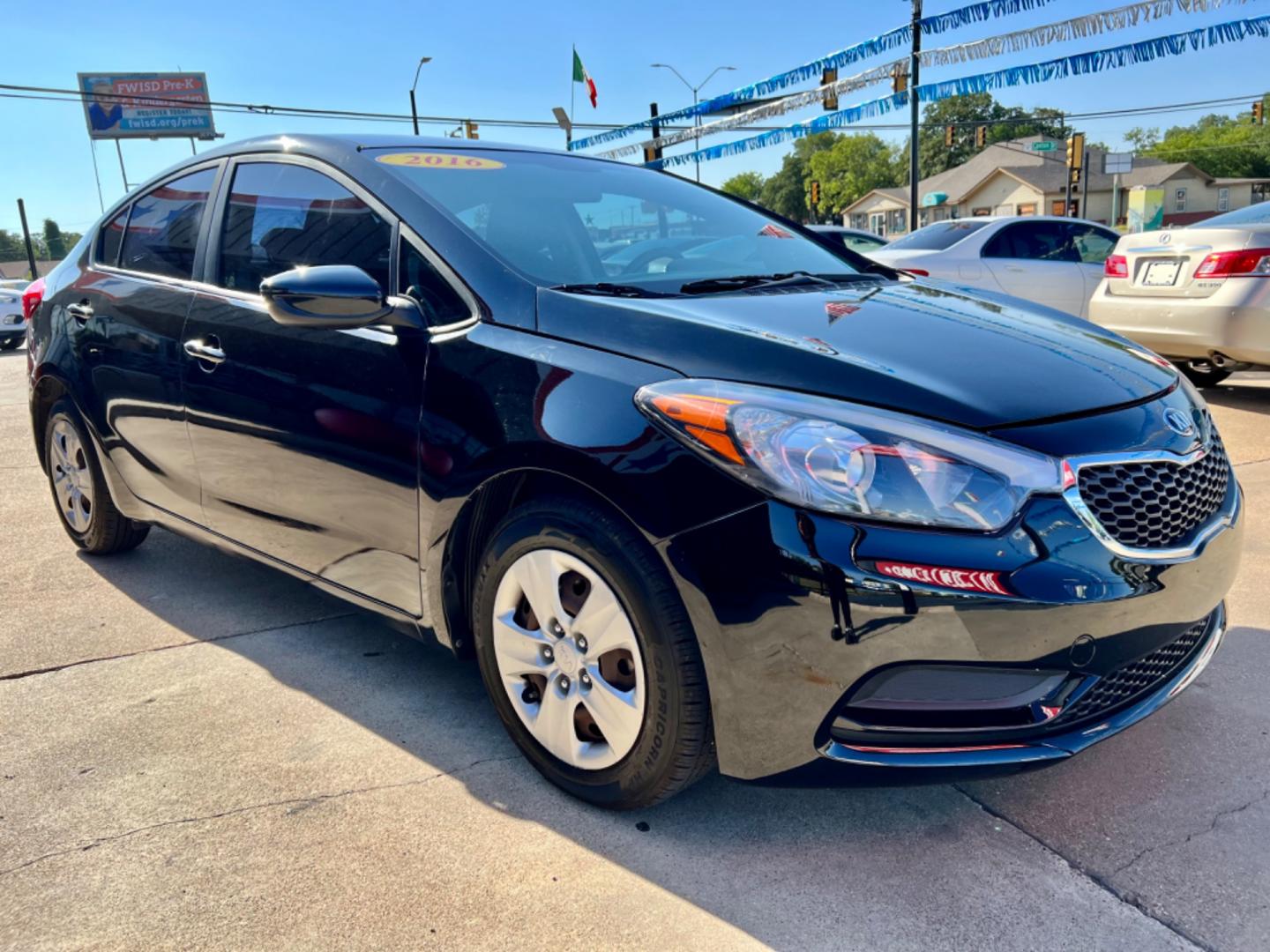 2016 BLACK KIA FORTE (KNAFK4A61G5) , located at 5900 E. Lancaster Ave., Fort Worth, TX, 76112, (817) 457-5456, 0.000000, 0.000000 - This is a 2016 KIA FORTE 4 DOOR SEDAN that is in excellent condition. There are no dents or scratches. The interior is clean with no rips or tears or stains. All power windows, door locks and seats. Ice cold AC for those hot Texas summer days. It is equipped with a CD player, AM/FM radio, AUX port, - Photo#8