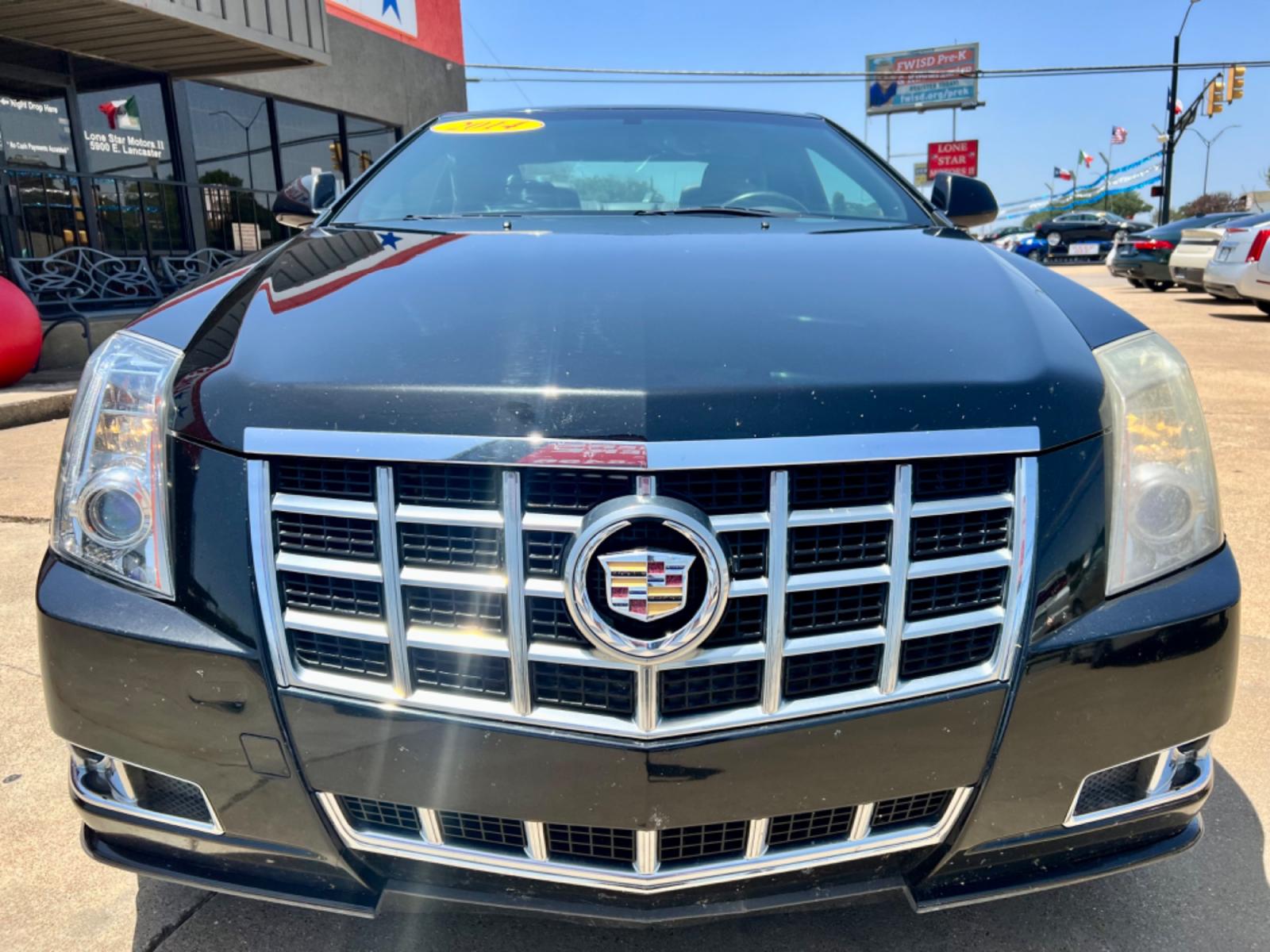 2014 BLACK CADILLAC CTS (1G6DC1E3XE0) , located at 5900 E. Lancaster Ave., Fort Worth, TX, 76112, (817) 457-5456, 0.000000, 0.000000 - This is a 2014 CADILLAC CTS 2 DOOR COUPE that is in excellent condition. There are no dents or scratches. The interior is clean with no rips or tears or stains. All power windows, door locks and seats. Ice cold AC for those hot Texas summer days. It is equipped with a CD player, AM/FM radio, AUX por - Photo #2