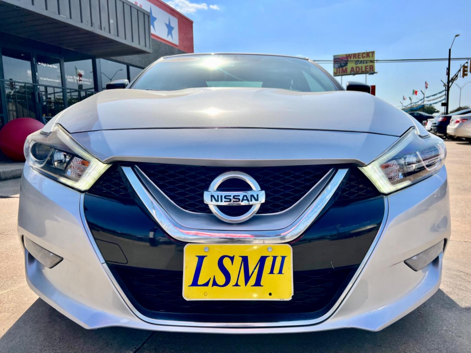 2017 SILVER NISSAN MAXIMA (1N4AA6AP4HC) , located at 5900 E. Lancaster Ave., Fort Worth, TX, 76112, (817) 457-5456, 0.000000, 0.000000 - This is a 2017 NISSAN MAXIMA 4 DOOR SEDAN that is in excellent condition. There are no dents or scratches. The interior is clean with no rips or tears or stains. All power windows, door locks and seats. Ice cold AC for those hot Texas summer days. It is equipped with a CD player, AM/FM radio, AUX po - Photo #2