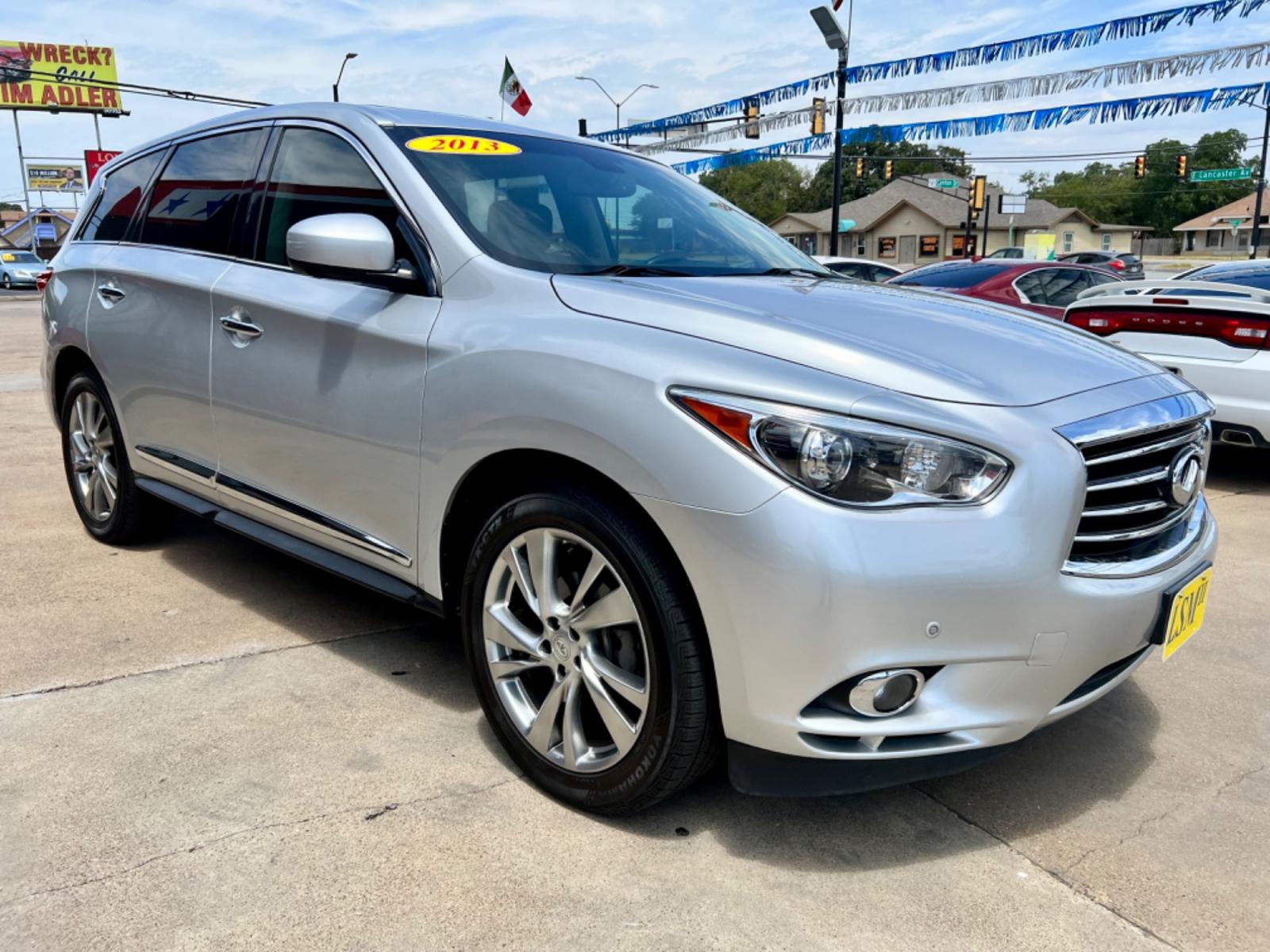 2013 SILVER INFINITI JX35 (5N1AL0MM3DC) , located at 5900 E. Lancaster Ave., Fort Worth, TX, 76112, (817) 457-5456, 0.000000, 0.000000 - This is a 2013 INFINITI JX35 4 DOOR SUV that is in excellent condition. There are no dents or scratches. The interior is clean with no rips or tears or stains. All power windows, door locks and seats. Ice cold AC for those hot Texas summer days. It is equipped with a CD player, AM/FM radio, AUX port - Photo #8