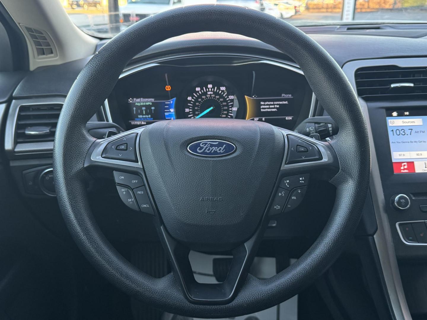 2017 WHITE /Black FORD FUSION (3FA6P0HD5HR) , located at 5900 E. Lancaster Ave., Fort Worth, TX, 76112, (817) 457-5456, 0.000000, 0.000000 - This is a 2017 FORD FUSION 4 DOOR SEDAN that is in excellent condition. There are no dents or scratches. The interior is clean with no rips or tears or stains. All power windows, door locks and seats. Ice cold AC for those hot Texas summer days. It is equipped with a CD player, AM/FM radio, AUX port - Photo#20