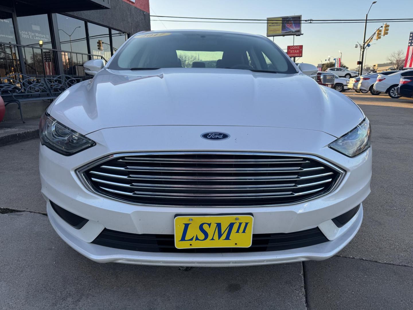 2017 WHITE /Black FORD FUSION (3FA6P0HD5HR) , located at 5900 E. Lancaster Ave., Fort Worth, TX, 76112, (817) 457-5456, 0.000000, 0.000000 - This is a 2017 FORD FUSION 4 DOOR SEDAN that is in excellent condition. There are no dents or scratches. The interior is clean with no rips or tears or stains. All power windows, door locks and seats. Ice cold AC for those hot Texas summer days. It is equipped with a CD player, AM/FM radio, AUX port - Photo#2