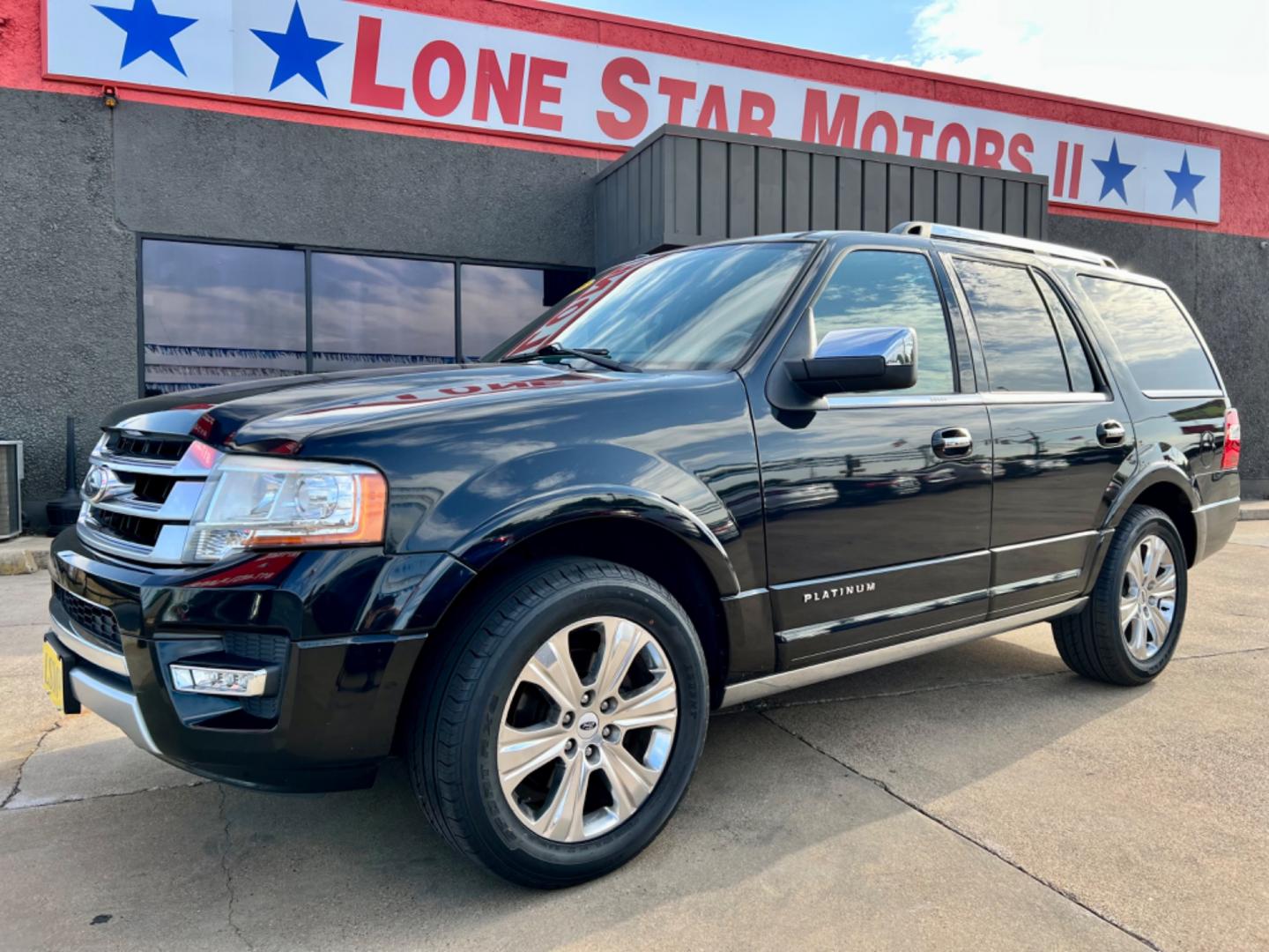 2015 BLACK FORD EXPEDITION (1FMJU1LTXFE) , located at 5900 E. Lancaster Ave., Fort Worth, TX, 76112, (817) 457-5456, 0.000000, 0.000000 - This is a 2015 FORD EXPEDITION 4 DOOR SUV that is in excellent condition. There are no dents or scratches. The interior is clean with no rips or tears or stains. All power windows, door locks and seats. Ice cold AC for those hot Texas summer days. It is equipped with a CD player, AM/FM radio, AUX po - Photo#0