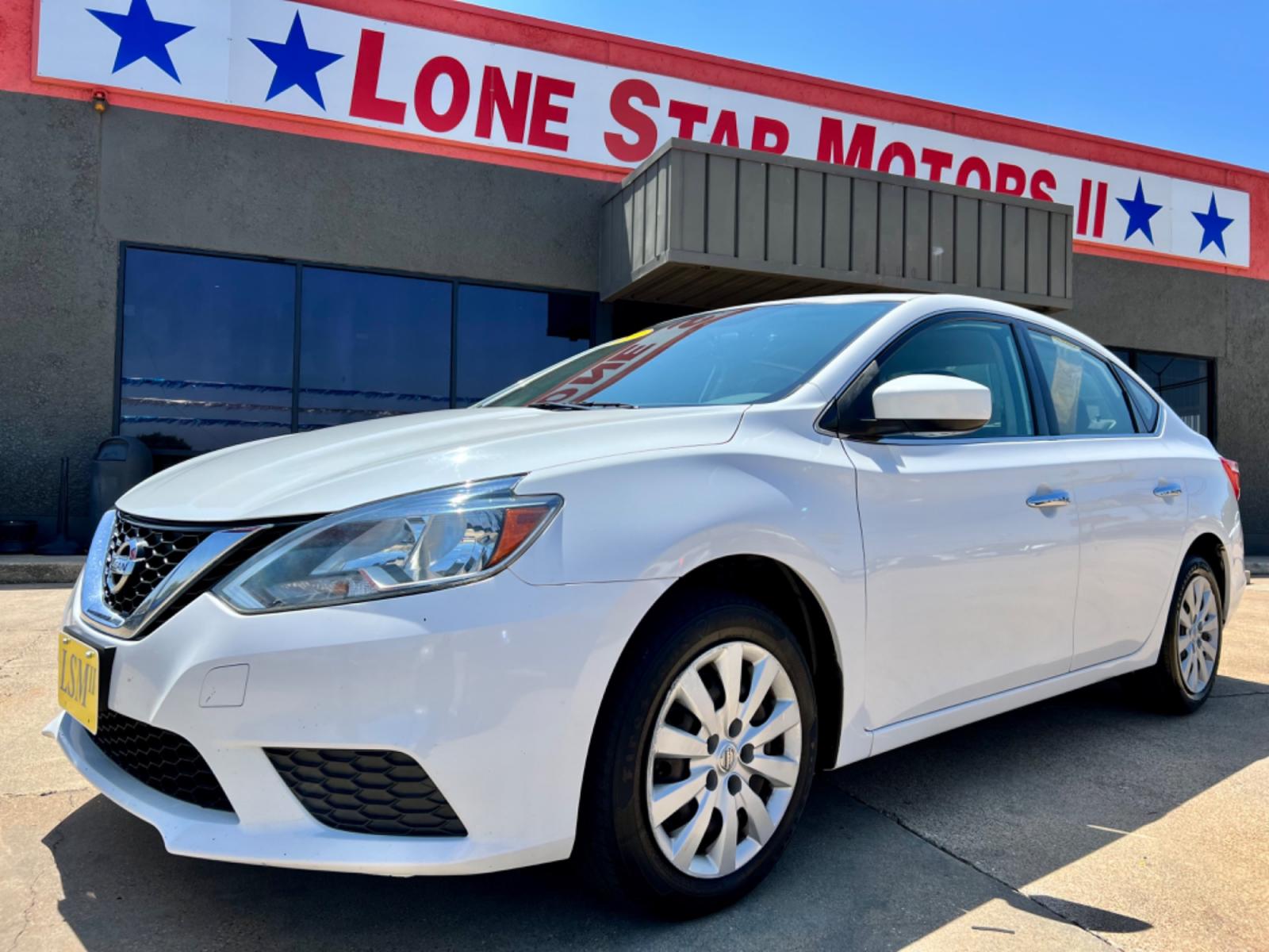2017 WHITE NISSAN SENTRA (3N1AB7AP2HL) , located at 5900 E. Lancaster Ave., Fort Worth, TX, 76112, (817) 457-5456, 0.000000, 0.000000 - This is a 2017 NISSAN SENTRA 4 DOOR SEDAN that is in excellent condition. There are no dents or scratches. The interior is clean with no rips or tears or stains. All power windows, door locks and seats. Ice cold AC for those hot Texas summer days. It is equipped with a CD player, AM/FM radio, AUX po - Photo #1