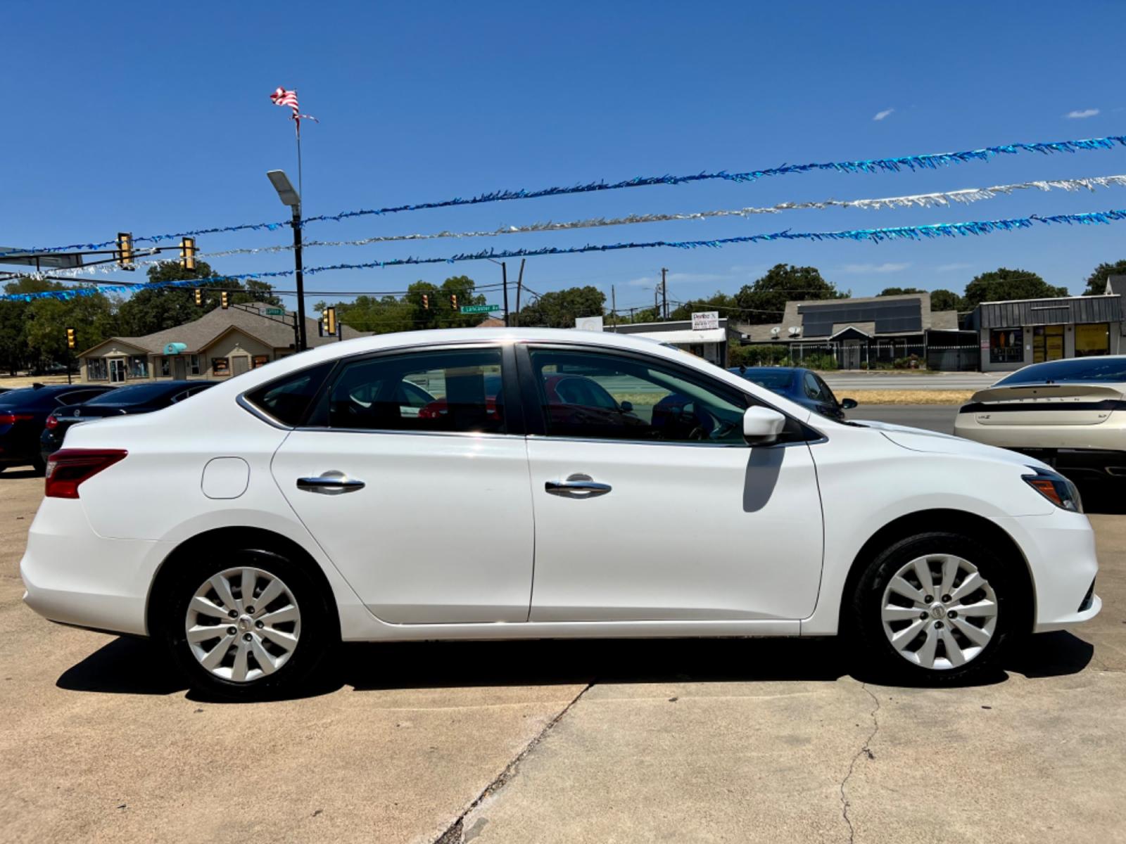 2017 WHITE NISSAN SENTRA (3N1AB7AP2HL) , located at 5900 E. Lancaster Ave., Fort Worth, TX, 76112, (817) 457-5456, 0.000000, 0.000000 - This is a 2017 NISSAN SENTRA 4 DOOR SEDAN that is in excellent condition. There are no dents or scratches. The interior is clean with no rips or tears or stains. All power windows, door locks and seats. Ice cold AC for those hot Texas summer days. It is equipped with a CD player, AM/FM radio, AUX po - Photo #7