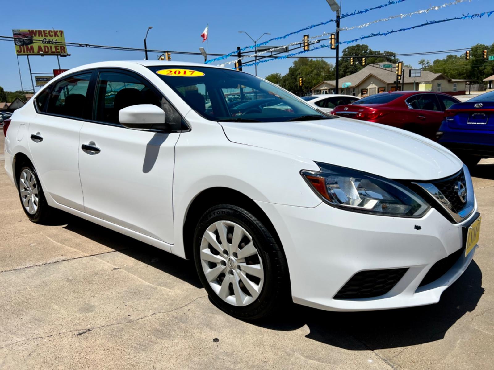 2017 WHITE NISSAN SENTRA (3N1AB7AP2HL) , located at 5900 E. Lancaster Ave., Fort Worth, TX, 76112, (817) 457-5456, 0.000000, 0.000000 - This is a 2017 NISSAN SENTRA 4 DOOR SEDAN that is in excellent condition. There are no dents or scratches. The interior is clean with no rips or tears or stains. All power windows, door locks and seats. Ice cold AC for those hot Texas summer days. It is equipped with a CD player, AM/FM radio, AUX po - Photo #8