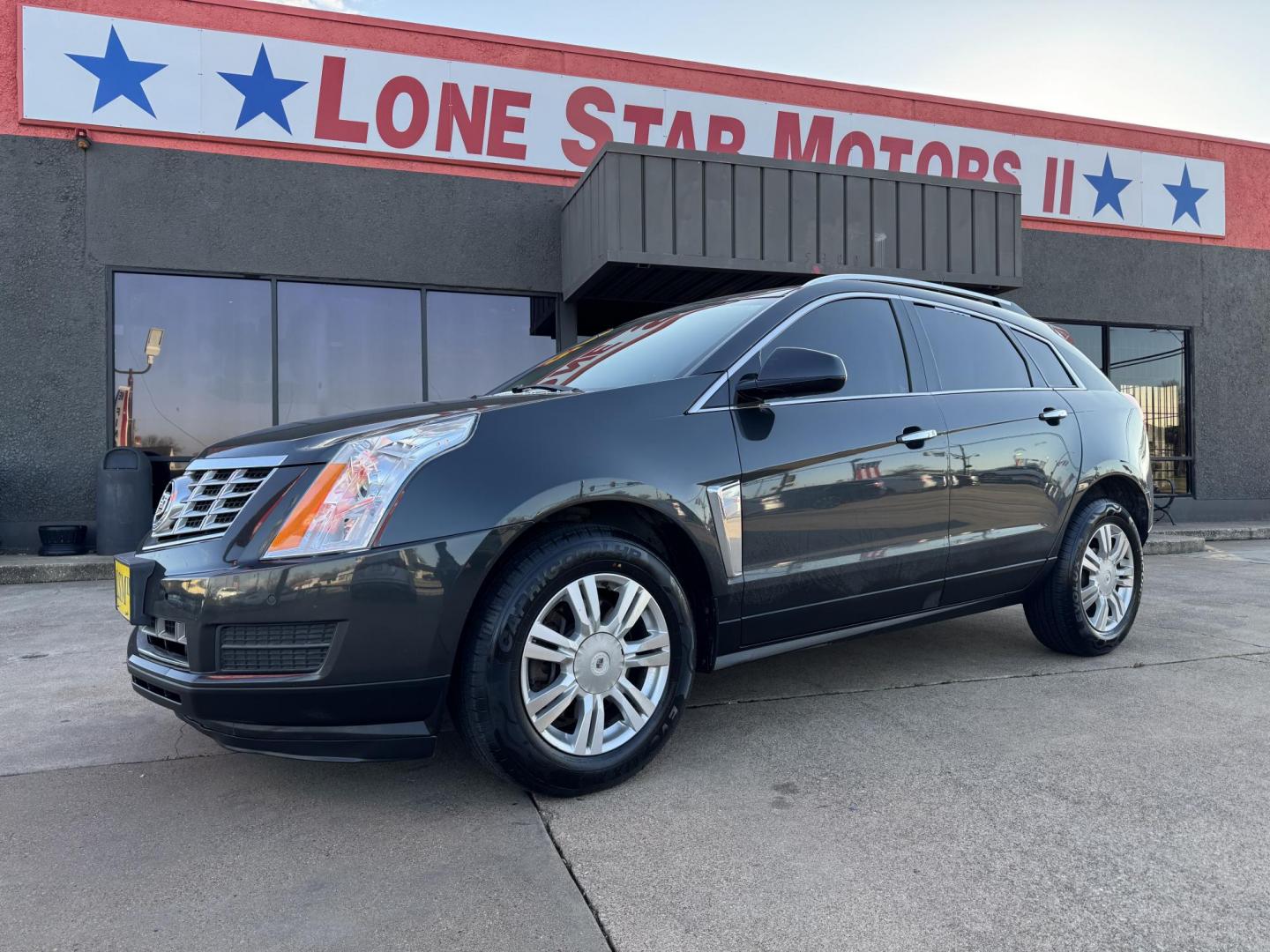 2014 GRAY CADILLAC SRX (3GYFNEE37ES) , located at 5900 E. Lancaster Ave., Fort Worth, TX, 76112, (817) 457-5456, 0.000000, 0.000000 - This is a 2014 CADILLAC SRX 4 DOOR SUV that is in excellent condition. There are no dents or scratches. The interior is clean with no rips or tears or stains. All power windows, door locks and seats. Ice cold AC for those hot Texas summer days. It is equipped with a CD player, AM/FM radio, AUX port, - Photo#1