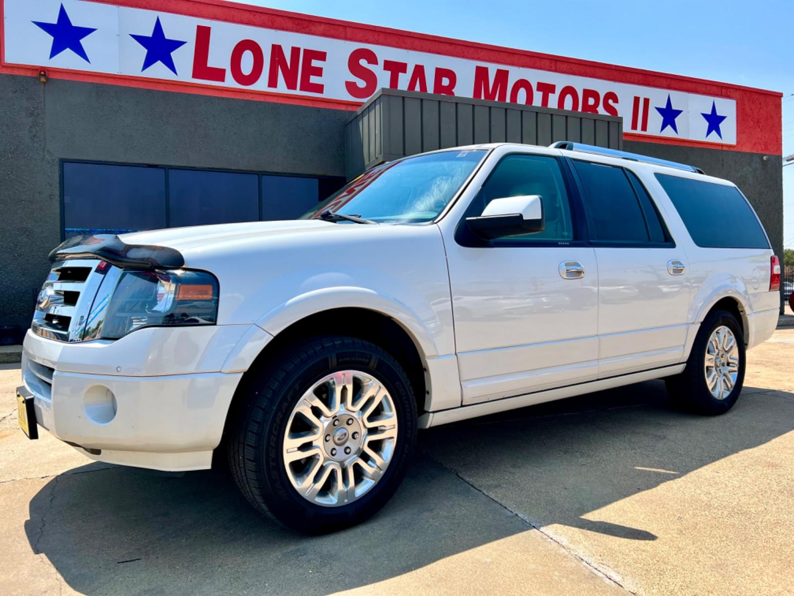 2014 WHITE FORD EXPEDITION EL (1FMJK1K5XEE) , located at 5900 E. Lancaster Ave., Fort Worth, TX, 76112, (817) 457-5456, 0.000000, 0.000000 - This is a 2014 FORD EXPEDITION EL 4 DOOR SUV that is in excellent condition. There are no dents or scratches. The interior is clean with no rips or tears or stains. All power windows, door locks and seats. Ice cold AC for those hot Texas summer days. It is equipped with a CD player, AM/FM radio, AUX - Photo #1