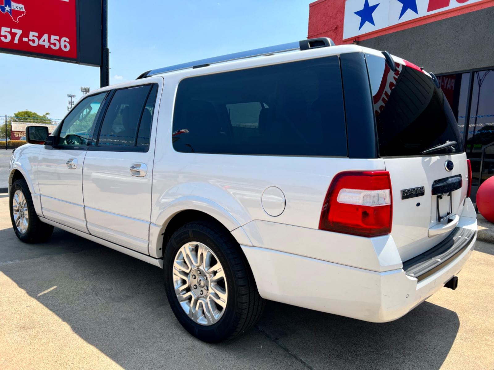 2014 WHITE FORD EXPEDITION EL (1FMJK1K5XEE) , located at 5900 E. Lancaster Ave., Fort Worth, TX, 76112, (817) 457-5456, 0.000000, 0.000000 - This is a 2014 FORD EXPEDITION EL 4 DOOR SUV that is in excellent condition. There are no dents or scratches. The interior is clean with no rips or tears or stains. All power windows, door locks and seats. Ice cold AC for those hot Texas summer days. It is equipped with a CD player, AM/FM radio, AUX - Photo #4