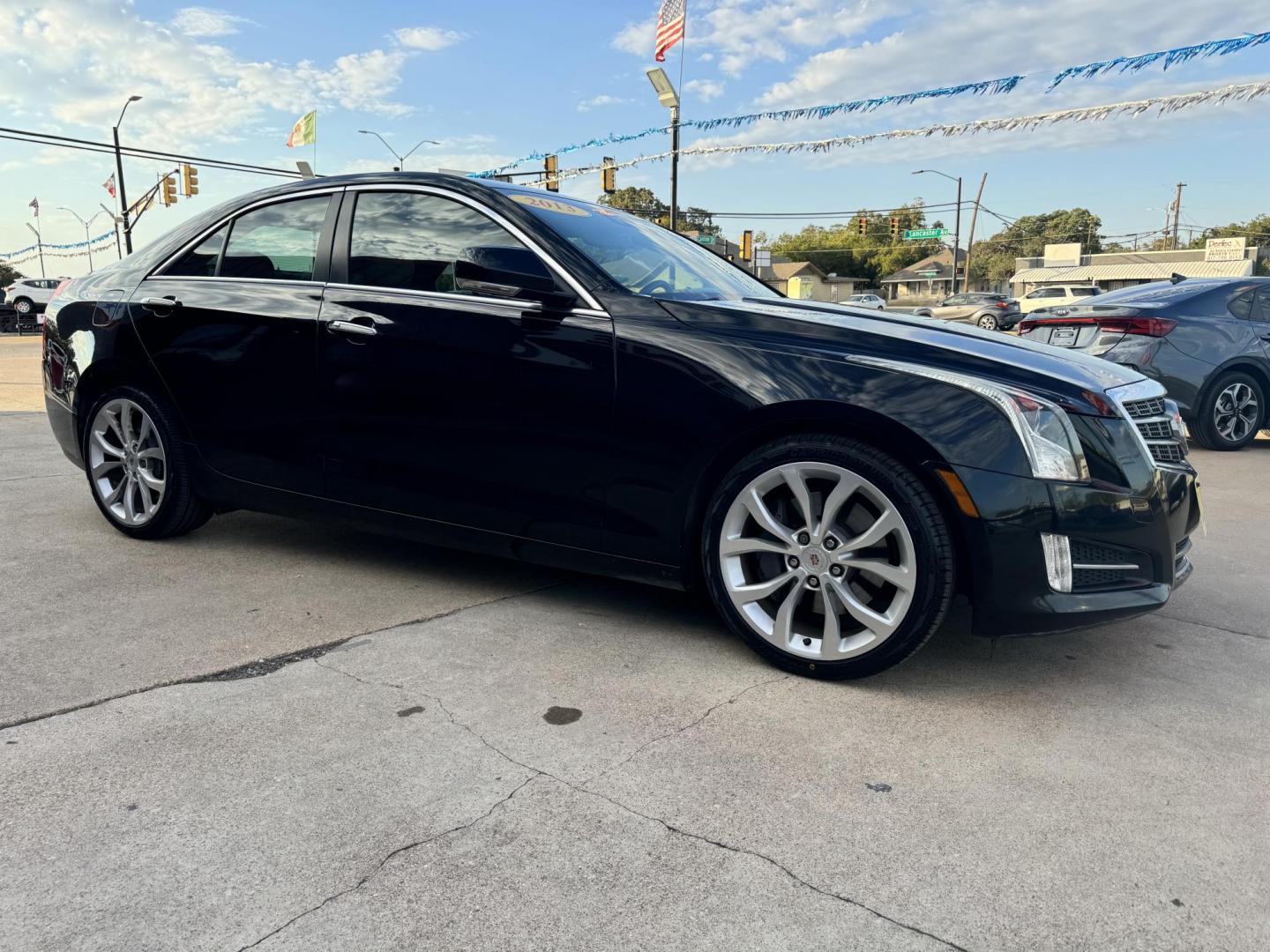 2013 BLACK CADILLAC ATS (1G6AC5SX1D0) , located at 5900 E. Lancaster Ave., Fort Worth, TX, 76112, (817) 457-5456, 0.000000, 0.000000 - This is a 2013 CADILLAC ATS 4 DOOR SEDAN that is in excellent condition. There are no dents or scratches. The interior is clean with no rips or tears or stains. All power windows, door locks and seats. Ice cold AC for those hot Texas summer days. It is equipped with a CD player, AM/FM radio, AUX por - Photo#3