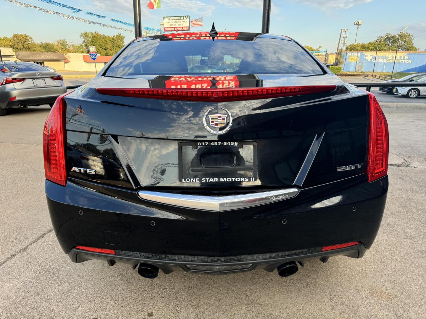 2013 BLACK CADILLAC ATS (1G6AC5SX1D0) , located at 5900 E. Lancaster Ave., Fort Worth, TX, 76112, (817) 457-5456, 0.000000, 0.000000 - This is a 2013 CADILLAC ATS 4 DOOR SEDAN that is in excellent condition. There are no dents or scratches. The interior is clean with no rips or tears or stains. All power windows, door locks and seats. Ice cold AC for those hot Texas summer days. It is equipped with a CD player, AM/FM radio, AUX por - Photo#5