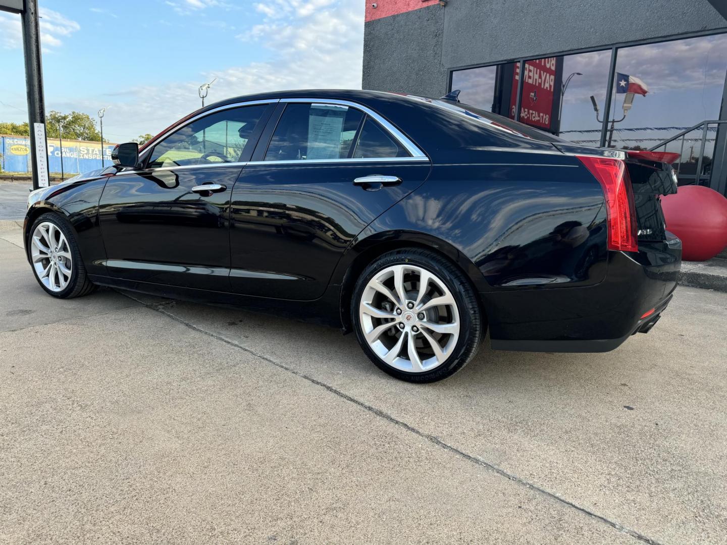 2013 BLACK CADILLAC ATS (1G6AC5SX1D0) , located at 5900 E. Lancaster Ave., Fort Worth, TX, 76112, (817) 457-5456, 0.000000, 0.000000 - This is a 2013 CADILLAC ATS 4 DOOR SEDAN that is in excellent condition. There are no dents or scratches. The interior is clean with no rips or tears or stains. All power windows, door locks and seats. Ice cold AC for those hot Texas summer days. It is equipped with a CD player, AM/FM radio, AUX por - Photo#7