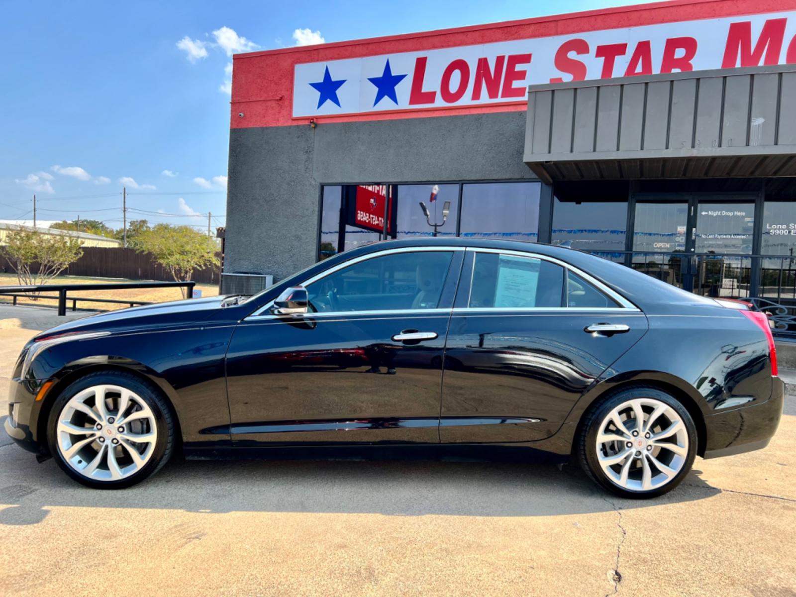 2013 BLACK CADILLAC ATS (1G6AC5SX1D0) , located at 5900 E. Lancaster Ave., Fort Worth, TX, 76112, (817) 457-5456, 0.000000, 0.000000 - This is a 2013 CADILLAC ATS 4 DOOR SEDAN that is in excellent condition. There are no dents or scratches. The interior is clean with no rips or tears or stains. All power windows, door locks and seats. Ice cold AC for those hot Texas summer days. It is equipped with a CD player, AM/FM radio, AUX por - Photo #3