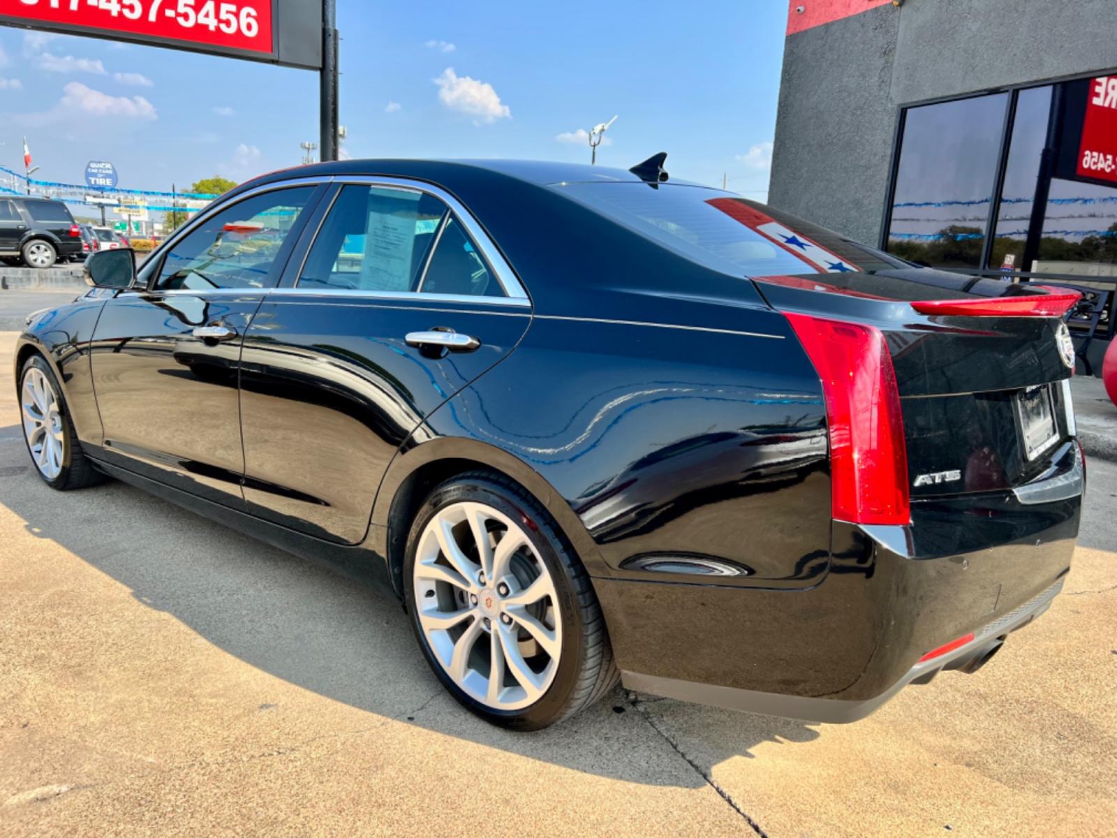 2013 BLACK CADILLAC ATS (1G6AC5SX1D0) , located at 5900 E. Lancaster Ave., Fort Worth, TX, 76112, (817) 457-5456, 0.000000, 0.000000 - This is a 2013 CADILLAC ATS 4 DOOR SEDAN that is in excellent condition. There are no dents or scratches. The interior is clean with no rips or tears or stains. All power windows, door locks and seats. Ice cold AC for those hot Texas summer days. It is equipped with a CD player, AM/FM radio, AUX por - Photo #4