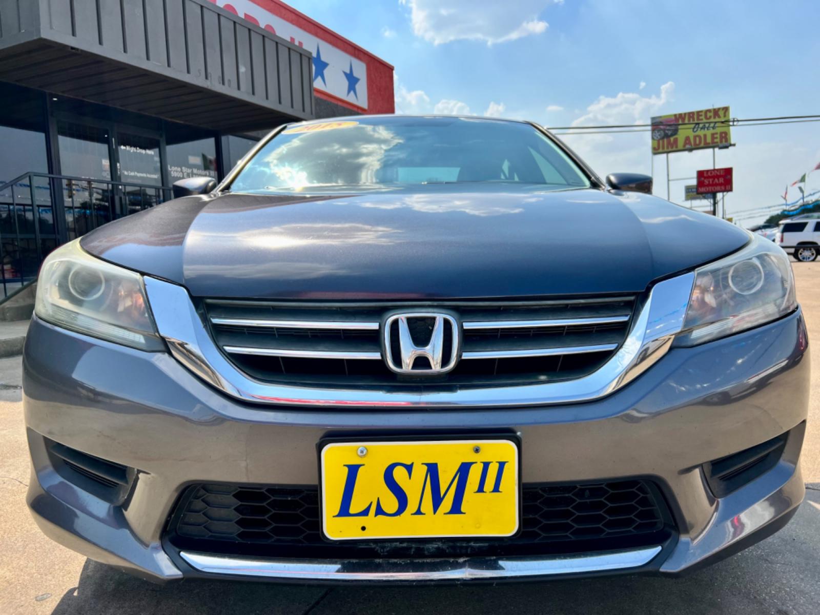 2015 SILVER HONDA ACCORD (1HGCR2F36FA) , located at 5900 E. Lancaster Ave., Fort Worth, TX, 76112, (817) 457-5456, 0.000000, 0.000000 - This is a 2015 HONDA ACCORD 4 DOOR SEDAN that is in excellent condition. There are no dents or scratches. The interior is clean with no rips or tears or stains. All power windows, door locks and seats. Ice cold AC for those hot Texas summer days. It is equipped with a CD player, AM/FM radio, AUX por - Photo #2