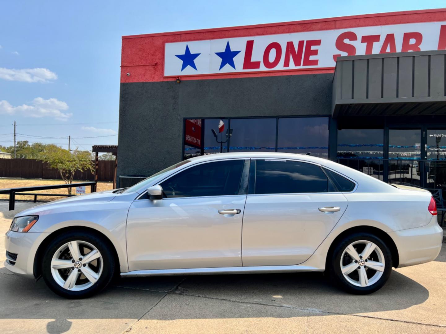 2013 SILVER /Black VOLKSWAGEN PASSAT (1VWBP7A32DC) , located at 5900 E. Lancaster Ave., Fort Worth, TX, 76112, (817) 457-5456, 0.000000, 0.000000 - CASH CAR ONLY, NO FINANCING AVAILABLE. WE'VE SLASHED THE PRICE! NOW ONLY $5,391! THIS 2013 VOLKSWAGEN PASSAT 4 DOOR SEDAN RUNS AND DRIVES GREAT. IT IS EQUIPPED WITH A CD PLAYER, AM/FM RADIO AND AN AUX PORT. THE TIRES ARE IN GOOD CONDITION AND STILL HAVE TREAD LEFT ON THEM. THIS CAR WILL NOT LAST S - Photo#3