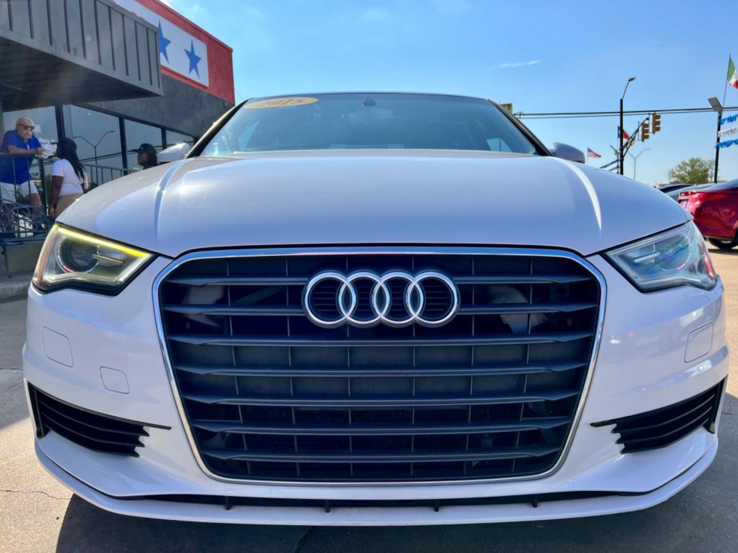 2015 WHITE AUDI A3 PREMIUM (WAUACGFF9F1) , located at 5900 E. Lancaster Ave., Fort Worth, TX, 76112, (817) 457-5456, 0.000000, 0.000000 - This is a 2015 AUDI A3 PREMIUM 4 DOOR SEDAN that is in excellent condition. There are no dents or scratches. The interior is clean with no rips or tears or stains. All power windows, door locks and seats. Ice cold AC for those hot Texas summer days. It is equipped with a CD player, AM/FM radio, AUX - Photo#2