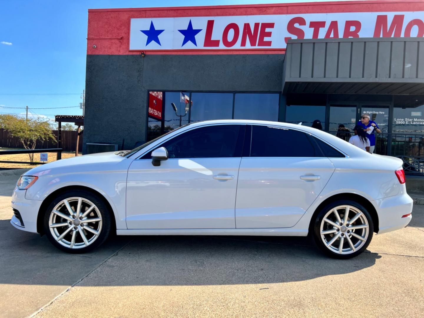 2015 WHITE AUDI A3 PREMIUM (WAUACGFF9F1) , located at 5900 E. Lancaster Ave., Fort Worth, TX, 76112, (817) 457-5456, 0.000000, 0.000000 - This is a 2015 AUDI A3 PREMIUM 4 DOOR SEDAN that is in excellent condition. There are no dents or scratches. The interior is clean with no rips or tears or stains. All power windows, door locks and seats. Ice cold AC for those hot Texas summer days. It is equipped with a CD player, AM/FM radio, AUX - Photo#3