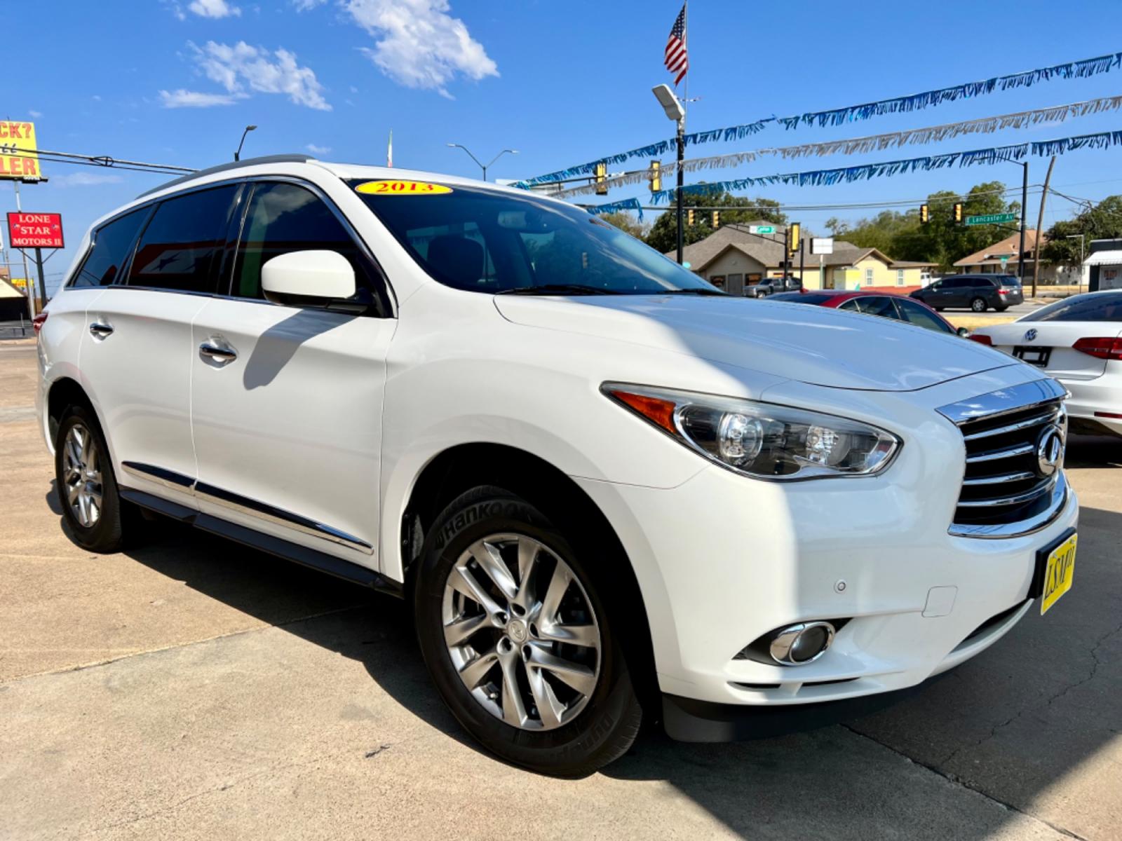 2013 WHITE INFINITI JX35 BASE (5N1AL0MN3DC) , located at 5900 E. Lancaster Ave., Fort Worth, TX, 76112, (817) 457-5456, 0.000000, 0.000000 - This is a 2013 INFINITI JX35 BASE 4 DOOR SUV that is in excellent condition. There are no dents or scratches. The interior is clean with no rips or tears or stains. All power windows, door locks and seats. Ice cold AC for those hot Texas summer days. It is equipped with a CD player, AM/FM radio, AUX - Photo #8