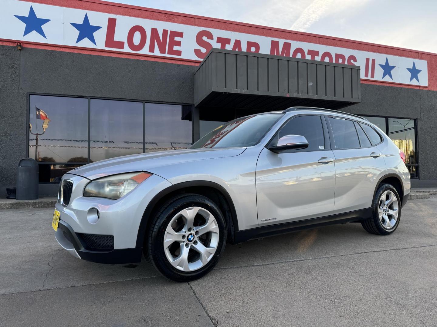 2014 SILVER BMW X1 SDRIVE28I (WBAVM1C52EV) , located at 5900 E. Lancaster Ave., Fort Worth, TX, 76112, (817) 457-5456, 0.000000, 0.000000 - This is a 2014 BMW X1 SDRIVE28I 4 DOOR SUV that is in excellent condition. There are no dents or scratches. The interior is clean with no rips or tears or stains. All power windows, door locks and seats. Ice cold AC for those hot Texas summer days. It is equipped with a CD player, AM/FM radio, AUX p - Photo#1