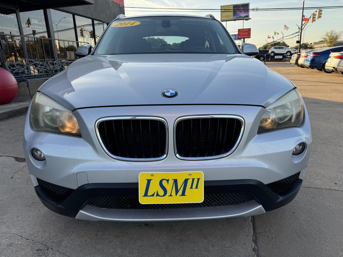 2014 SILVER BMW X1 SDRIVE28I (WBAVM1C52EV) , located at 5900 E. Lancaster Ave., Fort Worth, TX, 76112, (817) 457-5456, 0.000000, 0.000000 - This is a 2014 BMW X1 SDRIVE28I 4 DOOR SUV that is in excellent condition. There are no dents or scratches. The interior is clean with no rips or tears or stains. All power windows, door locks and seats. Ice cold AC for those hot Texas summer days. It is equipped with a CD player, AM/FM radio, AUX p - Photo#2