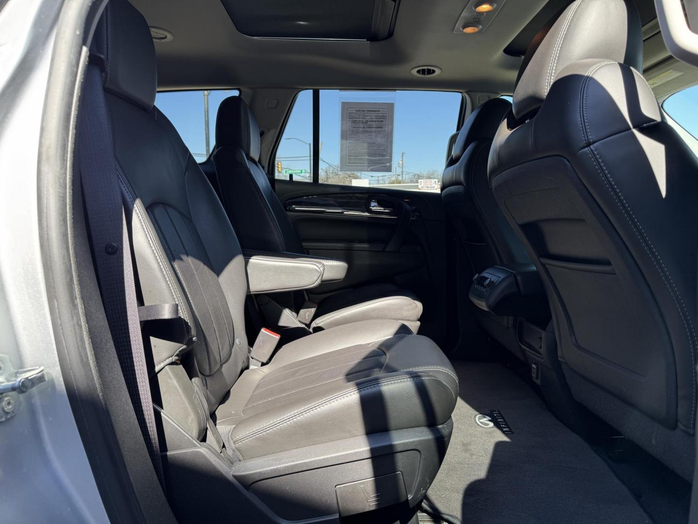 2015 SILVER BUICK ENCLAVE PREMIUM (5GAKRCKD2FJ) , located at 5900 E. Lancaster Ave., Fort Worth, TX, 76112, (817) 457-5456, 0.000000, 0.000000 - This is a 2015 BUICK ENCLAVE PREMIUM 4 DOOR SUV that is in excellent condition. There are no dents or scratches. The interior is clean with no rips or tears or stains. All power windows, door locks and seats. Ice cold AC for those hot Texas summer days. It is equipped with a CD player, AM/FM radio, - Photo#14