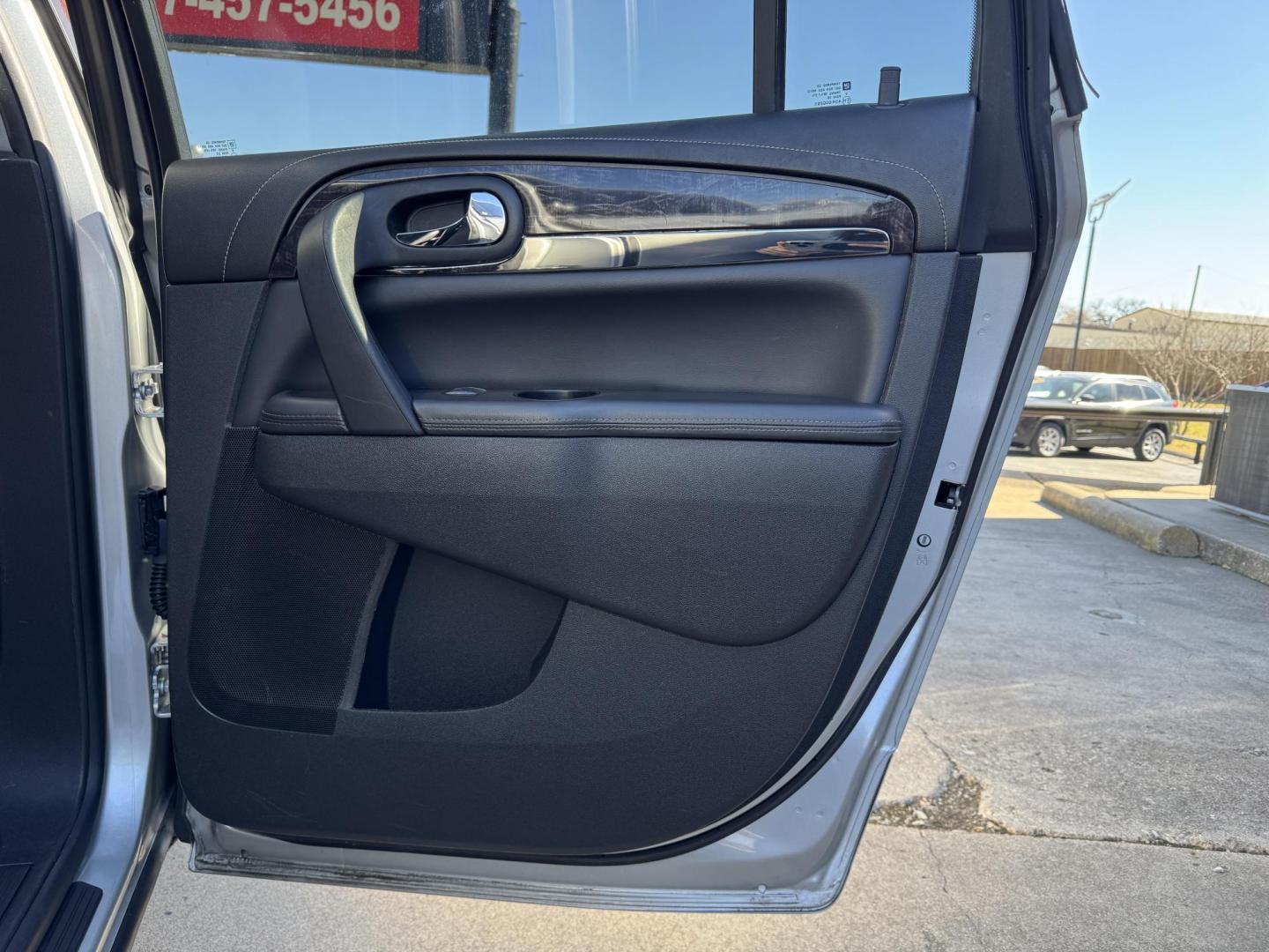 2015 SILVER BUICK ENCLAVE PREMIUM (5GAKRCKD2FJ) , located at 5900 E. Lancaster Ave., Fort Worth, TX, 76112, (817) 457-5456, 0.000000, 0.000000 - This is a 2015 BUICK ENCLAVE PREMIUM 4 DOOR SUV that is in excellent condition. There are no dents or scratches. The interior is clean with no rips or tears or stains. All power windows, door locks and seats. Ice cold AC for those hot Texas summer days. It is equipped with a CD player, AM/FM radio, - Photo#13