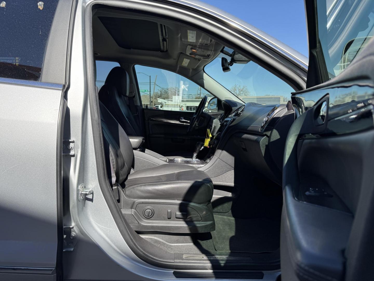 2015 SILVER BUICK ENCLAVE PREMIUM (5GAKRCKD2FJ) , located at 5900 E. Lancaster Ave., Fort Worth, TX, 76112, (817) 457-5456, 0.000000, 0.000000 - This is a 2015 BUICK ENCLAVE PREMIUM 4 DOOR SUV that is in excellent condition. There are no dents or scratches. The interior is clean with no rips or tears or stains. All power windows, door locks and seats. Ice cold AC for those hot Texas summer days. It is equipped with a CD player, AM/FM radio, - Photo#17