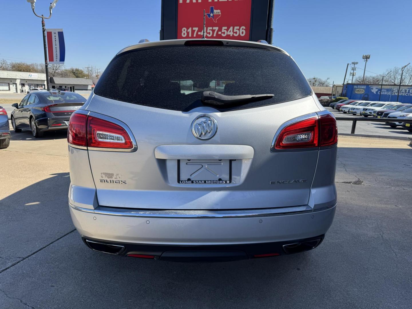 2015 SILVER BUICK ENCLAVE PREMIUM (5GAKRCKD2FJ) , located at 5900 E. Lancaster Ave., Fort Worth, TX, 76112, (817) 457-5456, 0.000000, 0.000000 - This is a 2015 BUICK ENCLAVE PREMIUM 4 DOOR SUV that is in excellent condition. There are no dents or scratches. The interior is clean with no rips or tears or stains. All power windows, door locks and seats. Ice cold AC for those hot Texas summer days. It is equipped with a CD player, AM/FM radio, - Photo#4