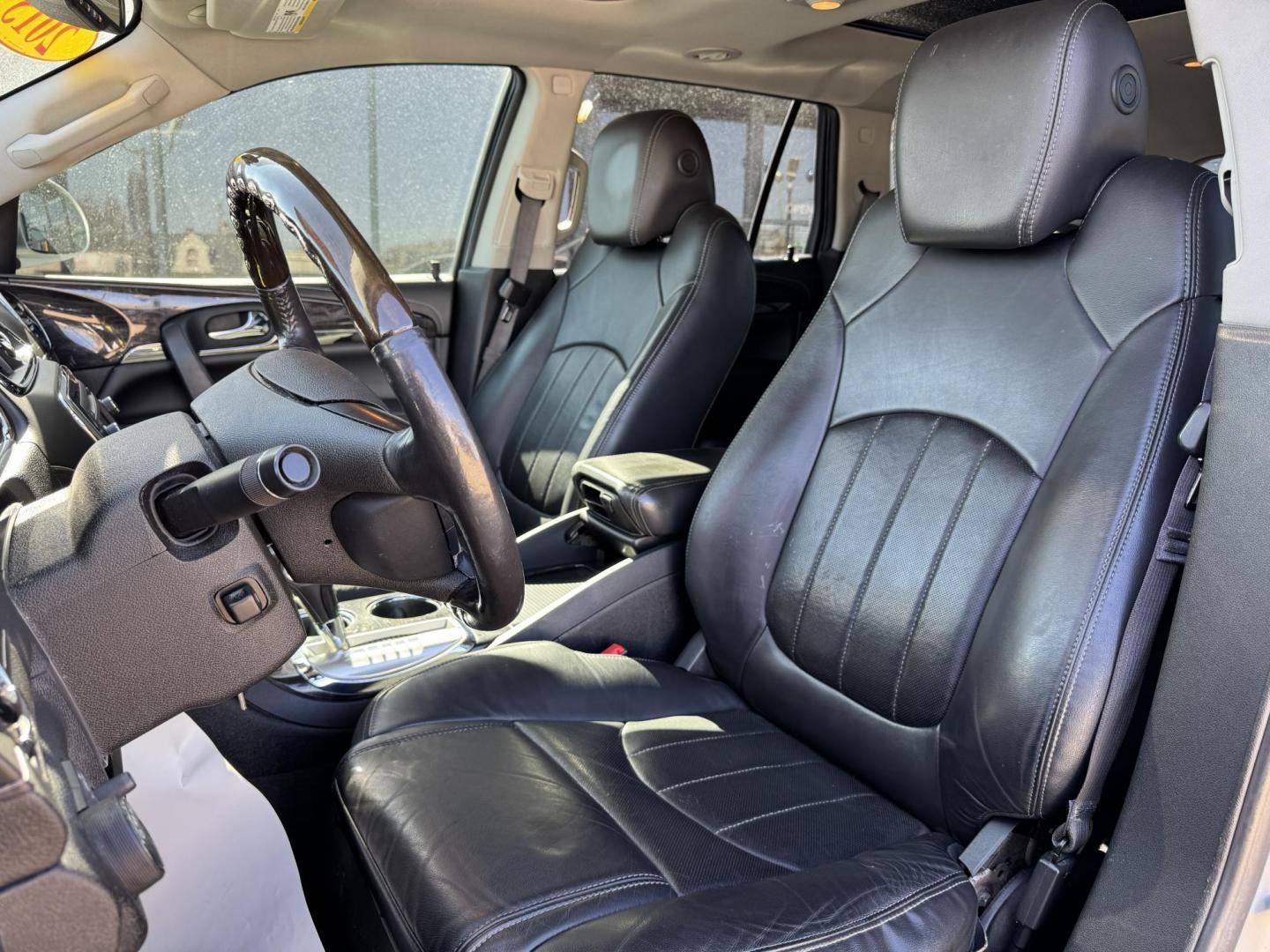 2015 SILVER BUICK ENCLAVE PREMIUM (5GAKRCKD2FJ) , located at 5900 E. Lancaster Ave., Fort Worth, TX, 76112, (817) 457-5456, 0.000000, 0.000000 - This is a 2015 BUICK ENCLAVE PREMIUM 4 DOOR SUV that is in excellent condition. There are no dents or scratches. The interior is clean with no rips or tears or stains. All power windows, door locks and seats. Ice cold AC for those hot Texas summer days. It is equipped with a CD player, AM/FM radio, - Photo#9