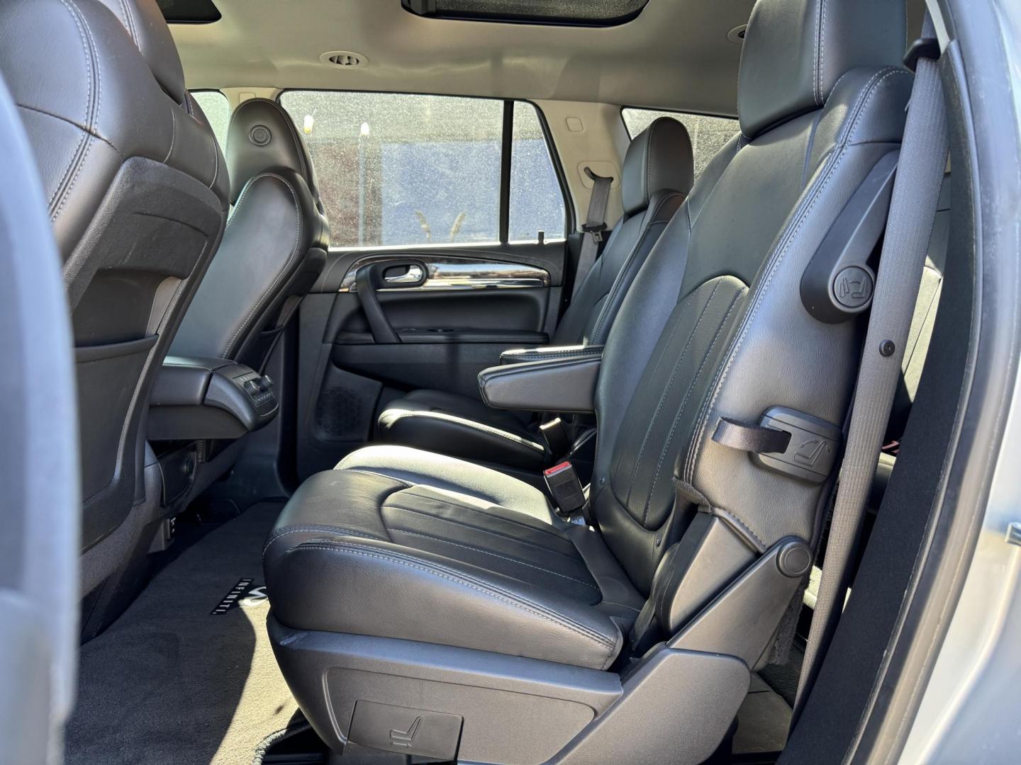 2015 SILVER BUICK ENCLAVE PREMIUM (5GAKRCKD2FJ) , located at 5900 E. Lancaster Ave., Fort Worth, TX, 76112, (817) 457-5456, 0.000000, 0.000000 - This is a 2015 BUICK ENCLAVE PREMIUM 4 DOOR SUV that is in excellent condition. There are no dents or scratches. The interior is clean with no rips or tears or stains. All power windows, door locks and seats. Ice cold AC for those hot Texas summer days. It is equipped with a CD player, AM/FM radio, - Photo#11