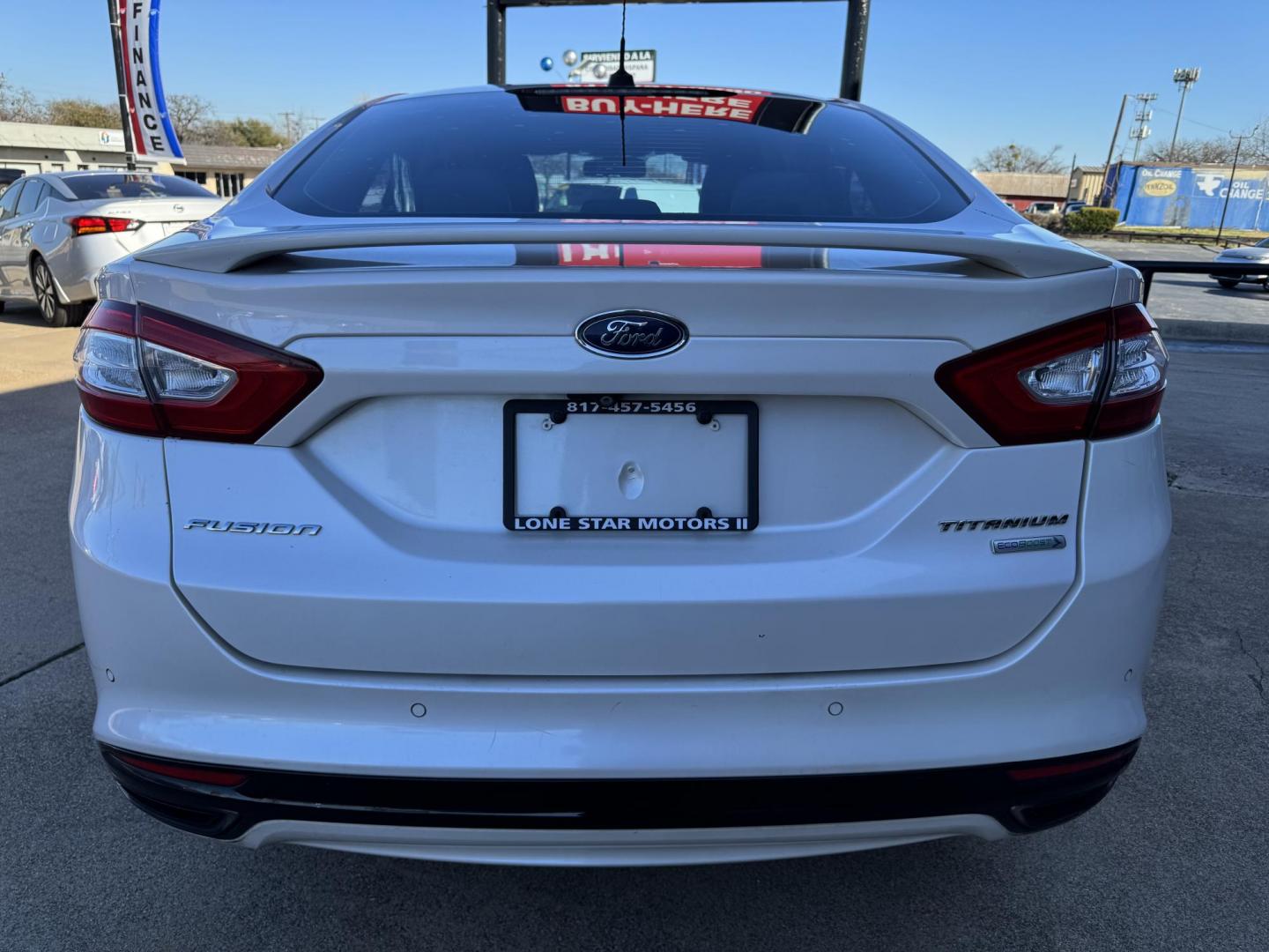 2016 WHITE FORD FUSION TITANIUM (3FA6P0K95GR) , located at 5900 E. Lancaster Ave., Fort Worth, TX, 76112, (817) 457-5456, 0.000000, 0.000000 - This is a 2016 FORD FUSION TITANIUM 4 DOOR SEDAN that is in excellent condition. There are no dents or scratches. The interior is clean with no rips or tears or stains. All power windows, door locks and seats. Ice cold AC for those hot Texas summer days. It is equipped with a CD player, AM/FM radio, - Photo#4