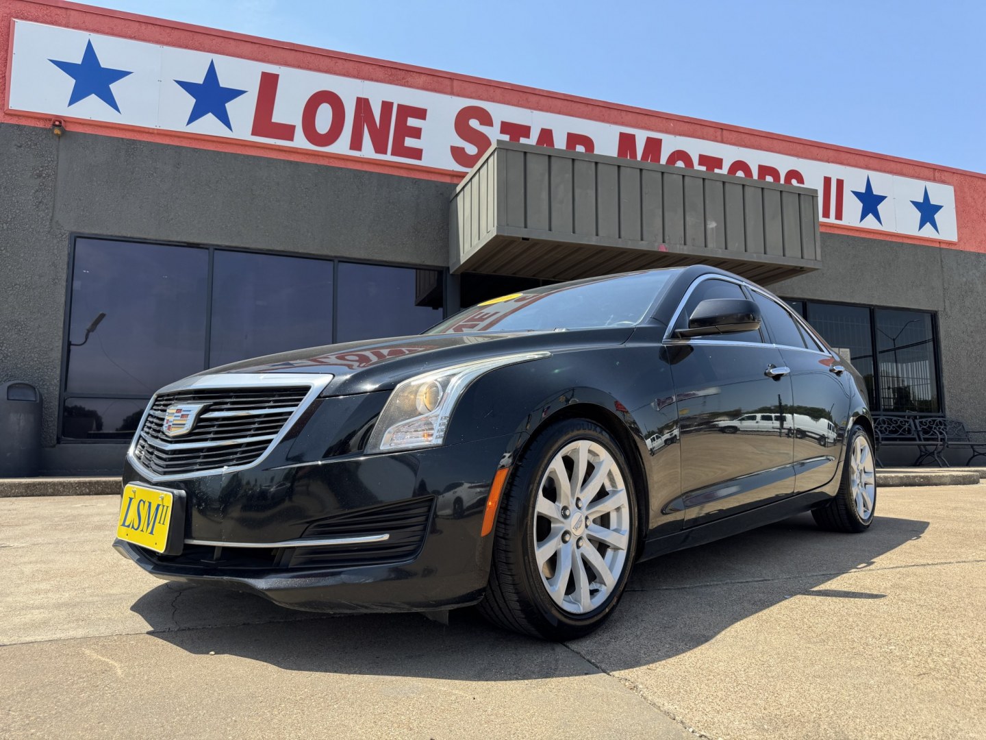 2017 BLACK CADILLAC ATS BASE (1G6AA5RX2H0) , located at 5900 E. Lancaster Ave., Fort Worth, TX, 76112, (817) 457-5456, 0.000000, 0.000000- Photo#0