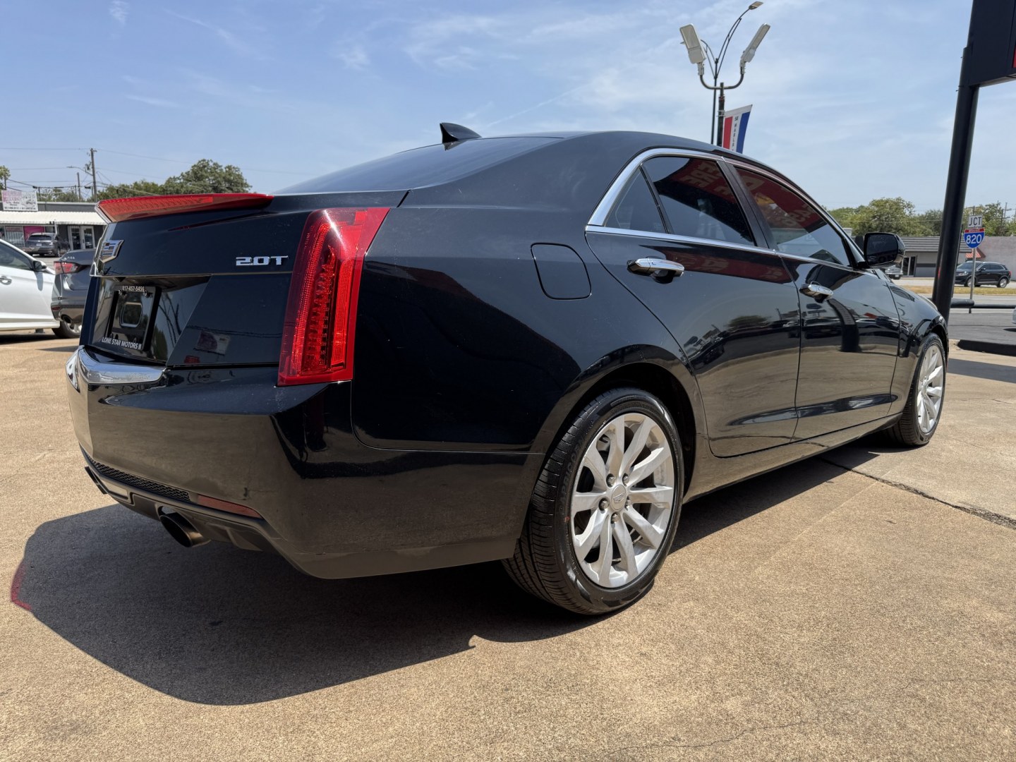 2017 BLACK CADILLAC ATS BASE (1G6AA5RX2H0) , located at 5900 E. Lancaster Ave., Fort Worth, TX, 76112, (817) 457-5456, 0.000000, 0.000000- Photo#3