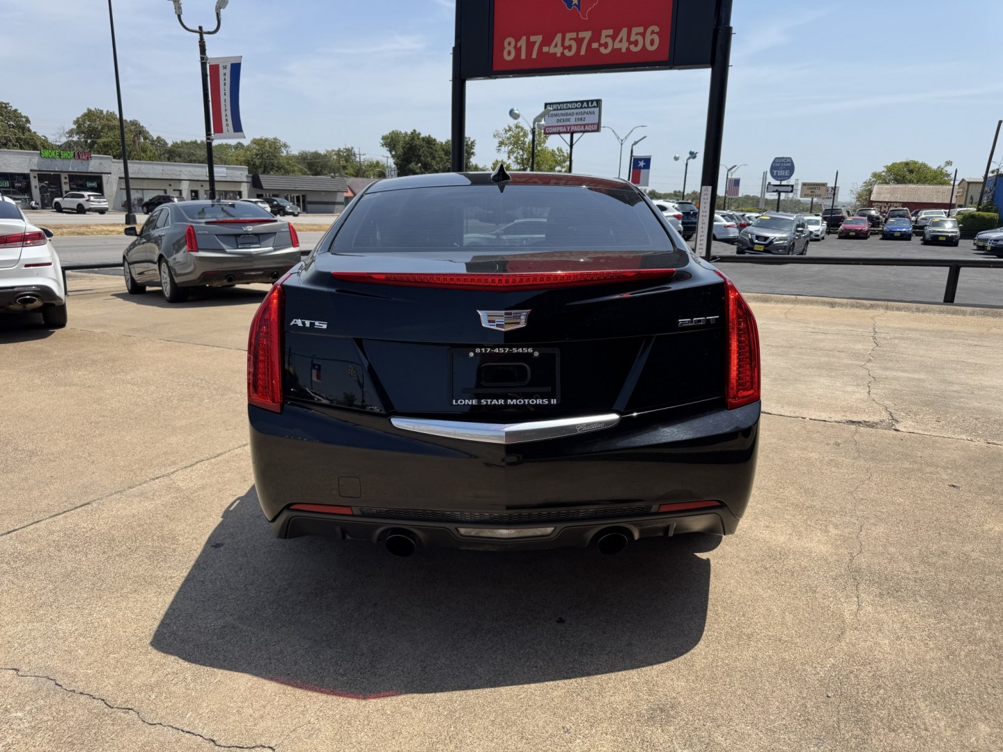 2017 BLACK CADILLAC ATS BASE (1G6AA5RX2H0) , located at 5900 E. Lancaster Ave., Fort Worth, TX, 76112, (817) 457-5456, 0.000000, 0.000000- Photo#4