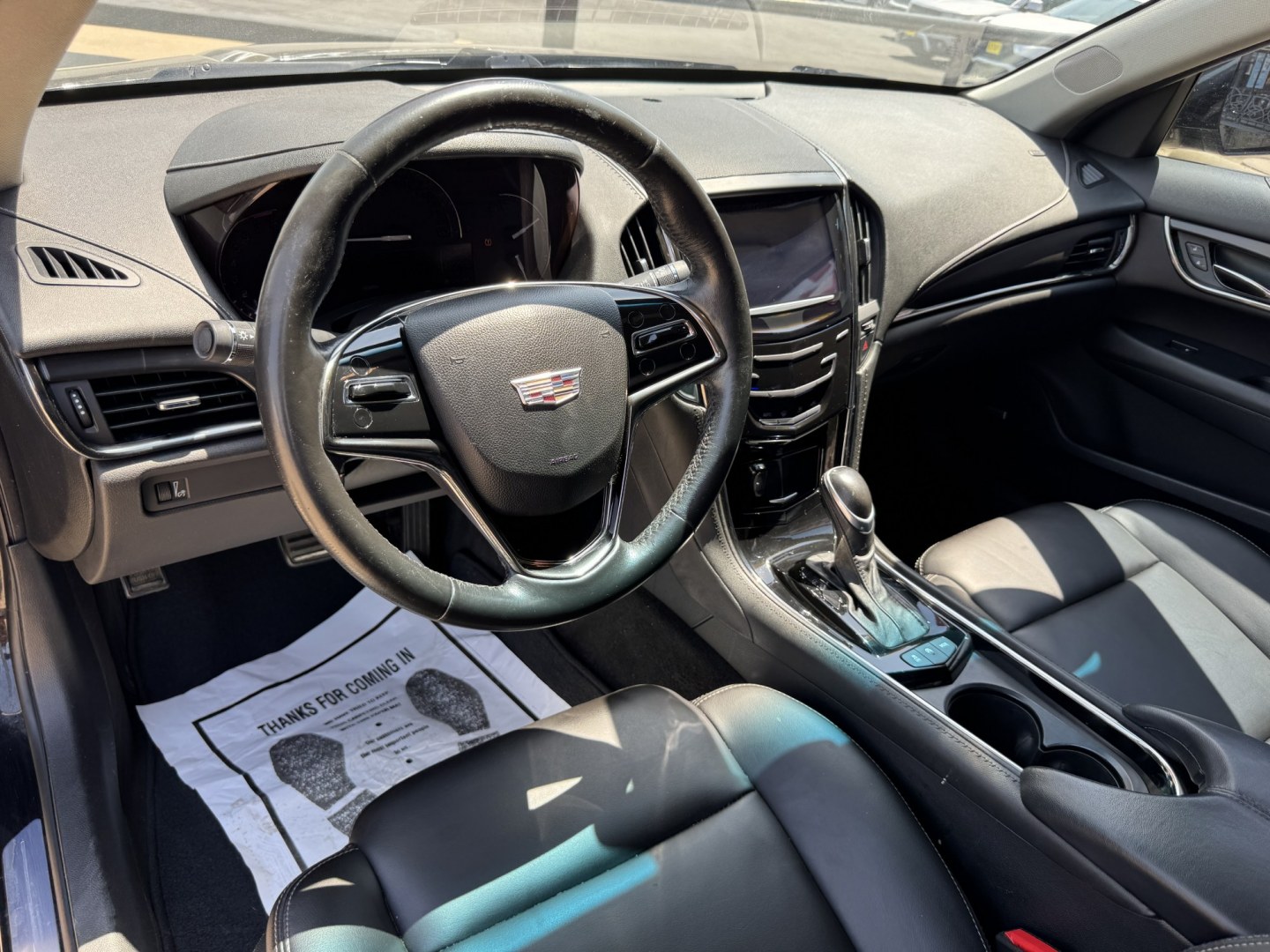 2017 BLACK CADILLAC ATS BASE (1G6AA5RX2H0) , located at 5900 E. Lancaster Ave., Fort Worth, TX, 76112, (817) 457-5456, 0.000000, 0.000000- Photo#9